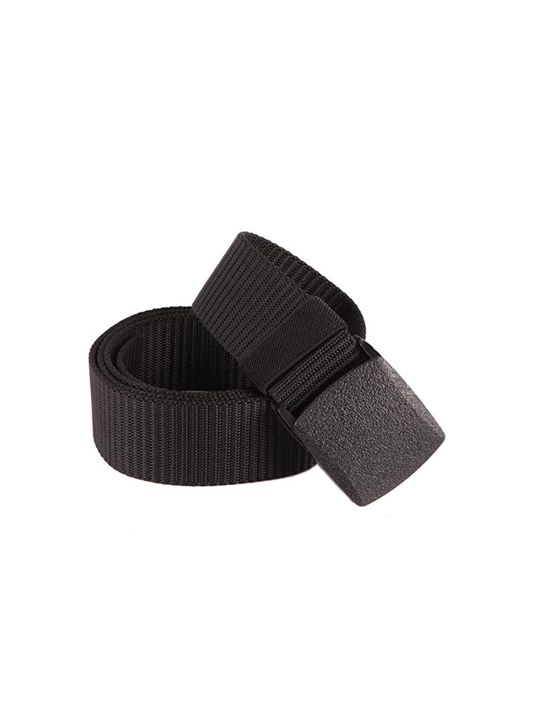 Infispace Men Solid Formal Wide Slider Buckle Regular Belt