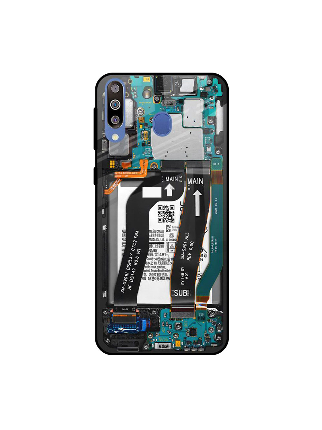 QRIOH Quirky Printed Samsung Galaxy M40 Back Case Mobile Accessories