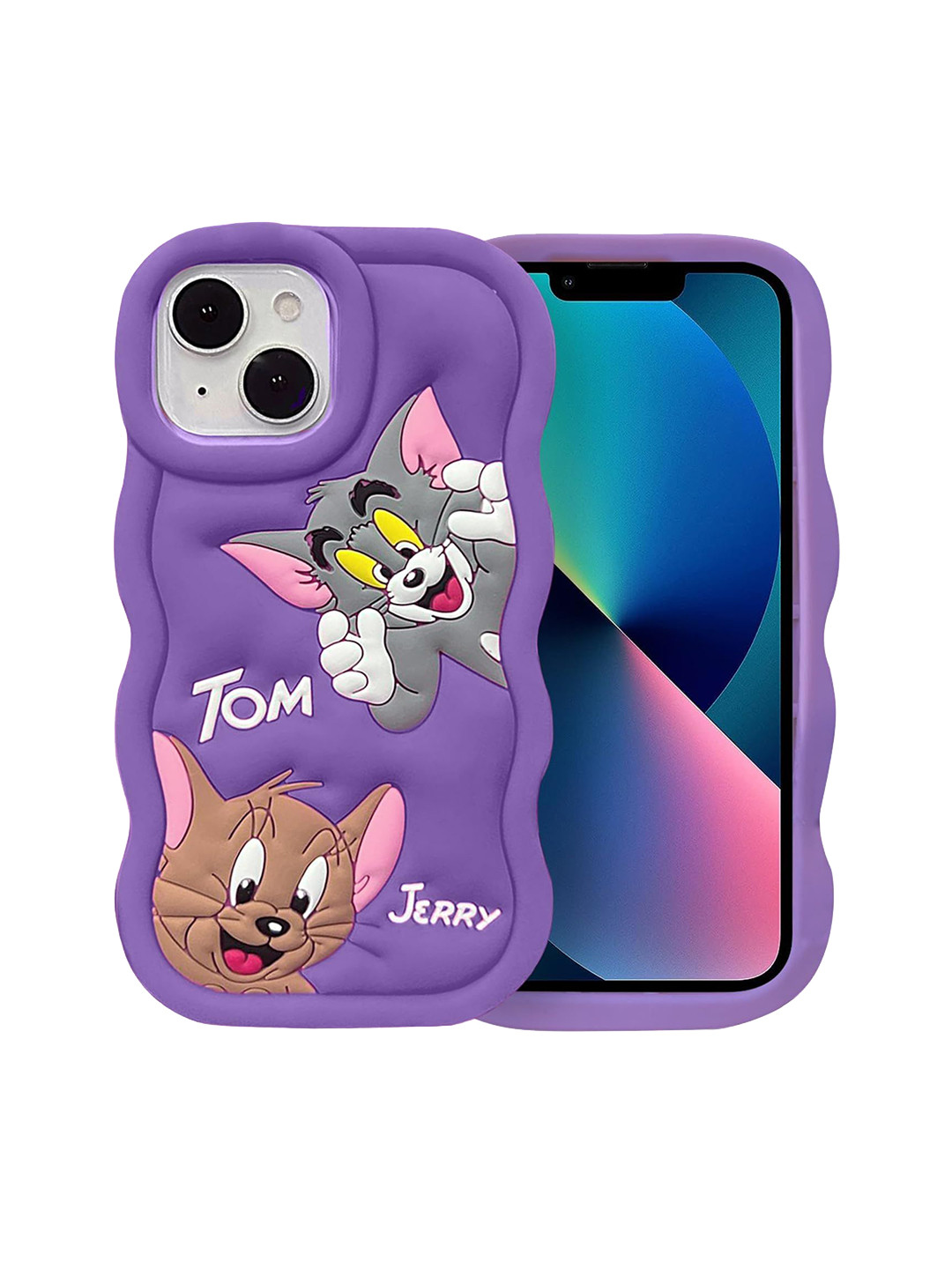 CASE CREATION Cartoon Characters Printed iPhone 15 Bumper Case Mobile Cover