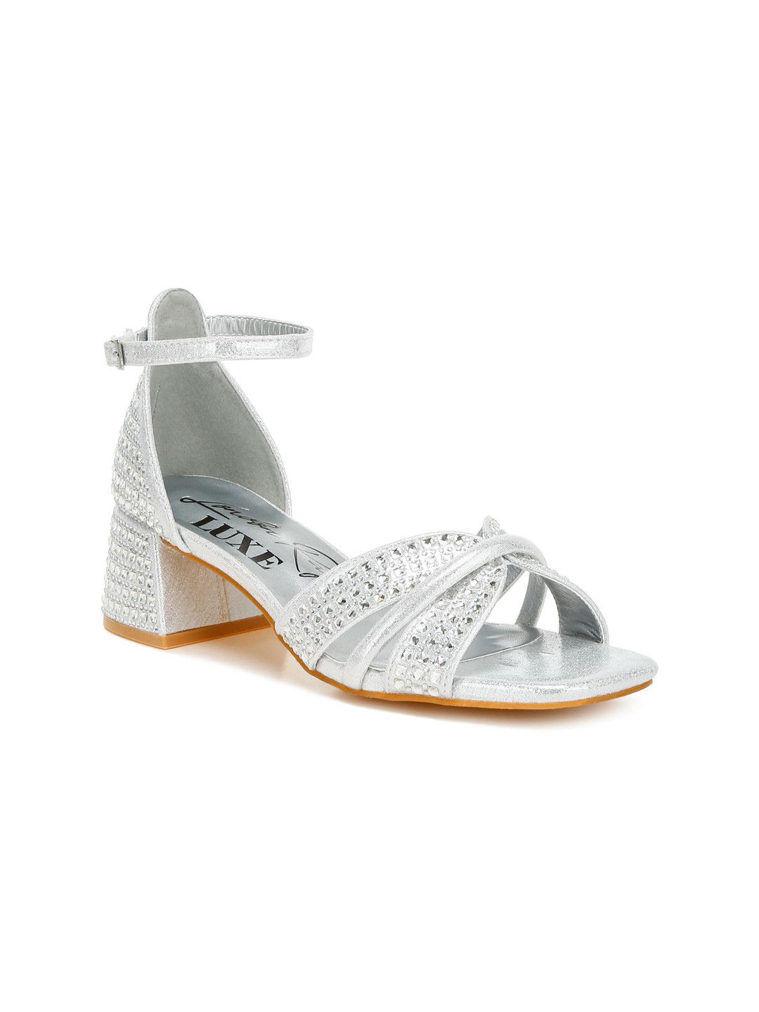 London Rag Women Embellished Square Toe Other Sandals