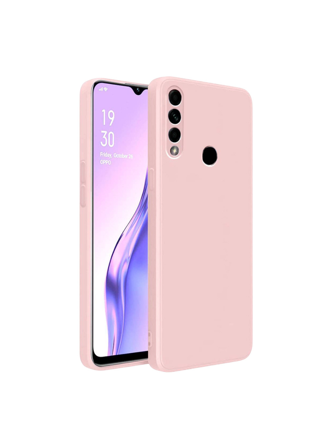 LIRAMARK Unisex Solid Oppo A31 Silicone Soft Back Case Mobile Accessories