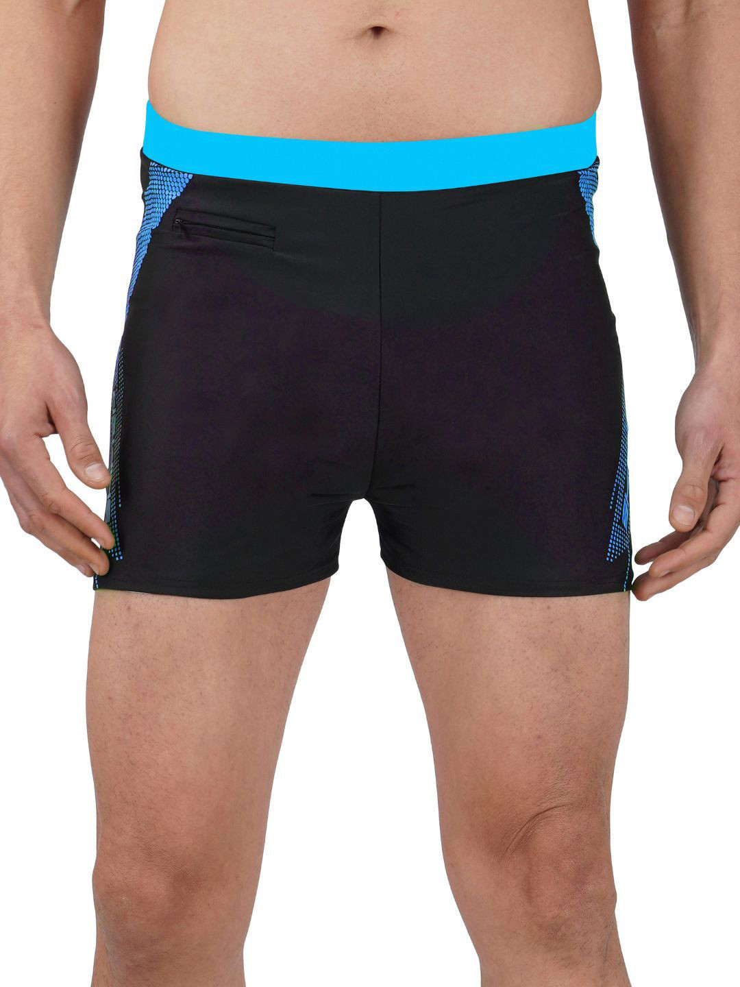 SHIFTER Men Short Jammers Quick-Dry Swim Shorts with Compression Support (Size: MXXL)