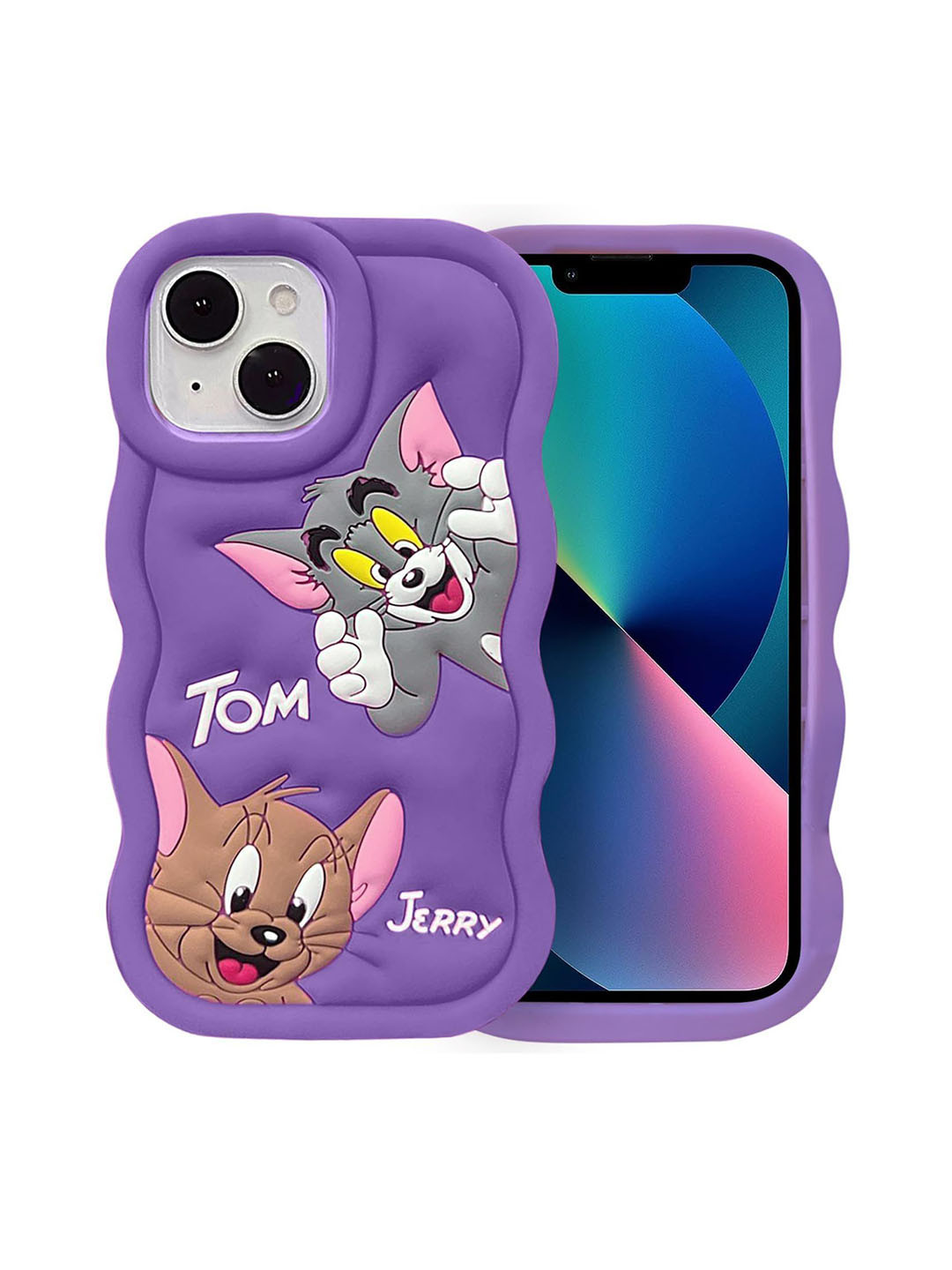 CASE CREATION Cartoon Characters Tom And Jerry Printed 3D iPhone 11 Pro Max Bumper Case