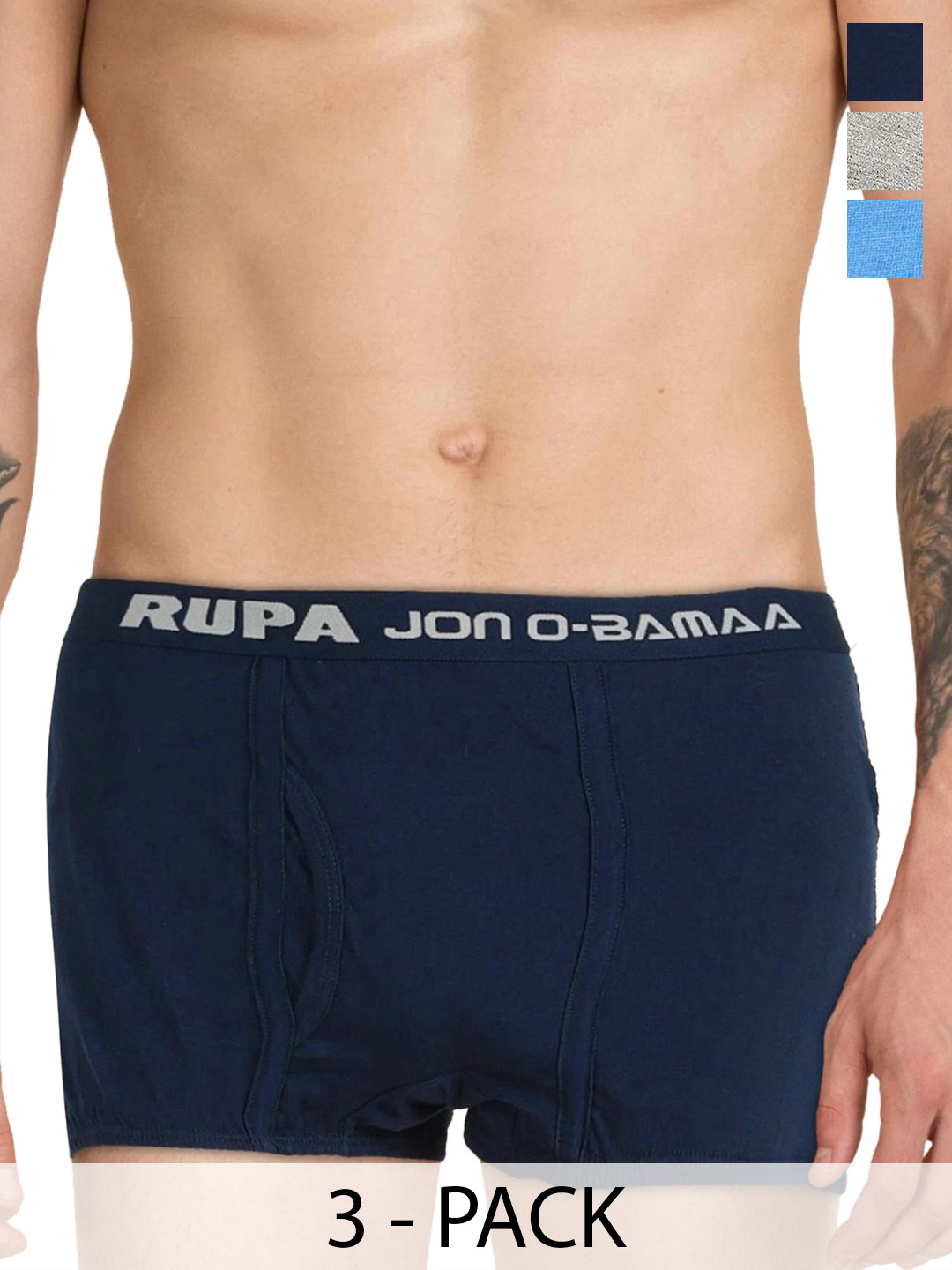 Rupa Jon Pack Of 3 Assorted Trunk