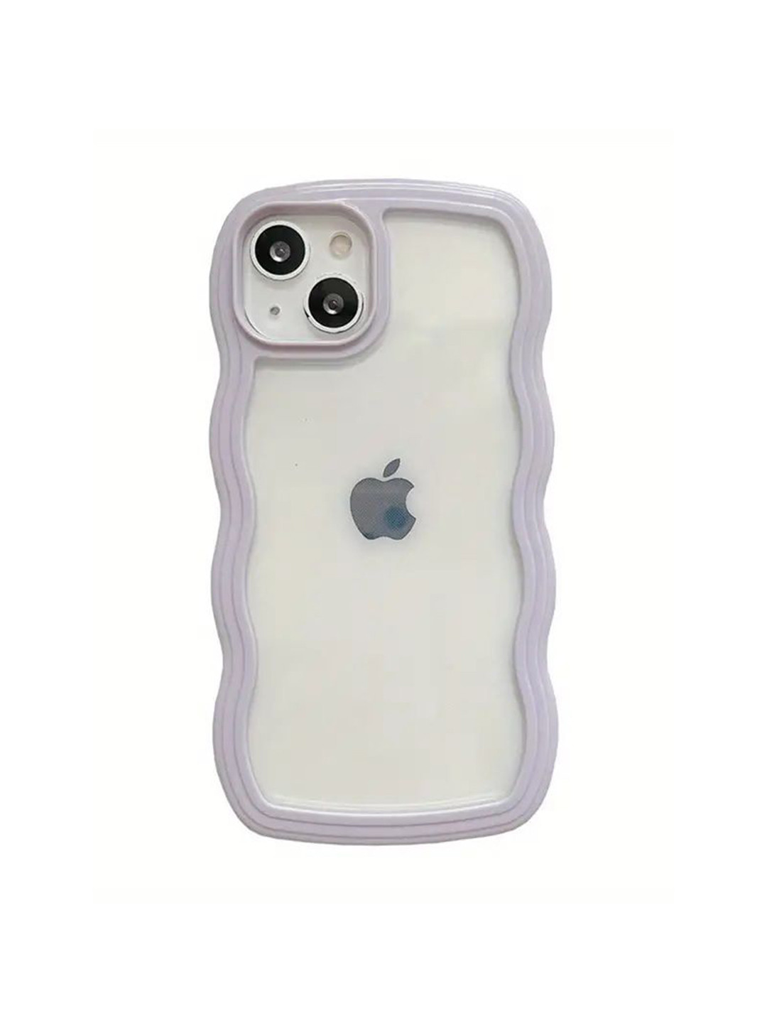 CASE CREATION iPhone 15 Plus Curly Wave TPU Silicone Back Case Mobile Accessories