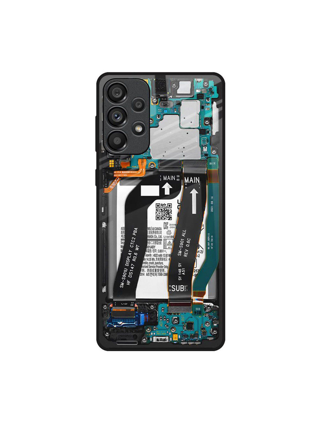 QRIOH Unisex Quirky Printed Samsung Galaxy A73 5G Back Case Mobile Accessories