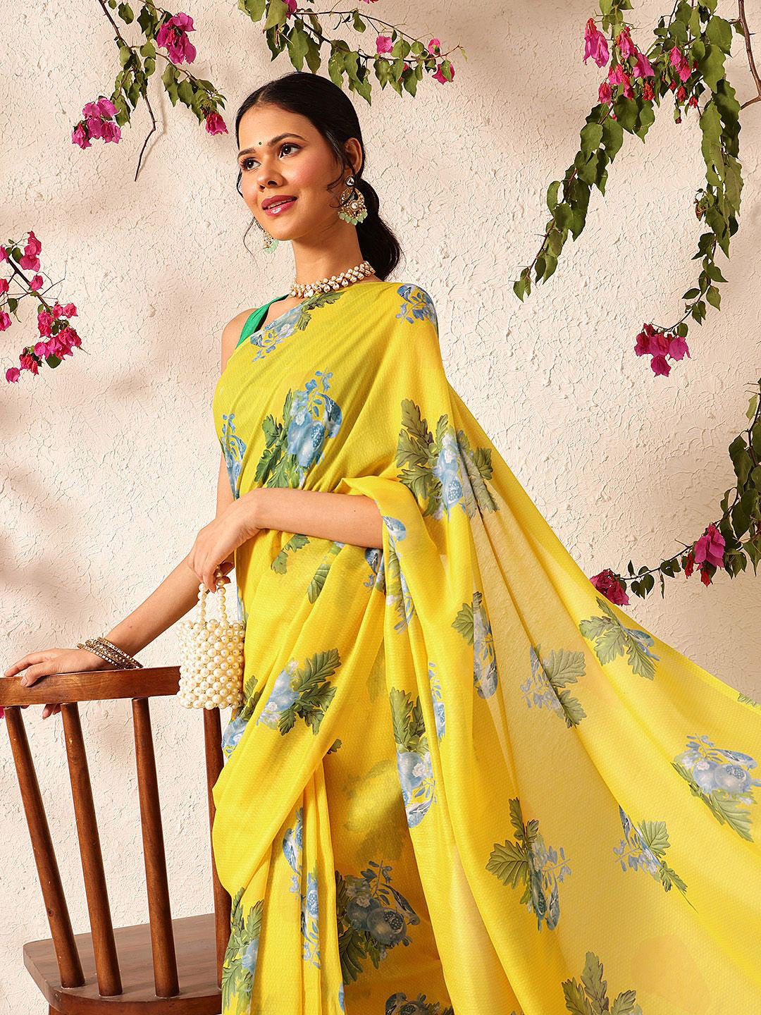 Silk Land Digital Printed Soft Mul Cotton Ready to Wear Saree