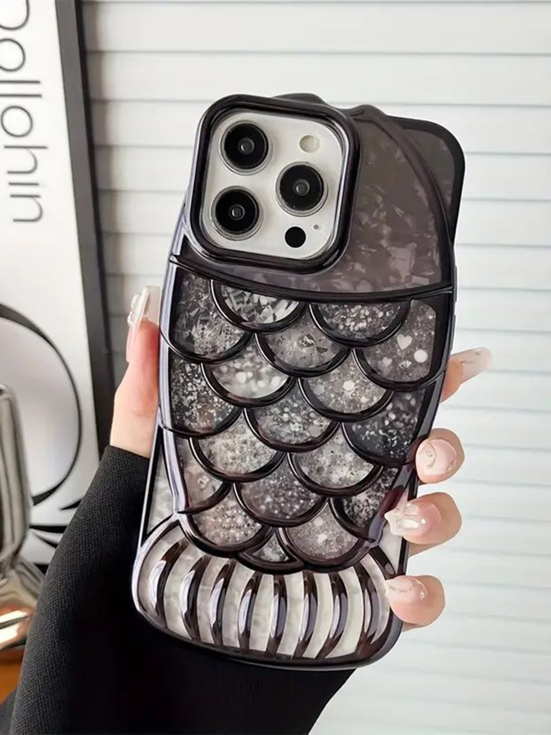CASE CREATION Quirky Printed iPhone 15 Pro Silicone Back Case Mobile Cover