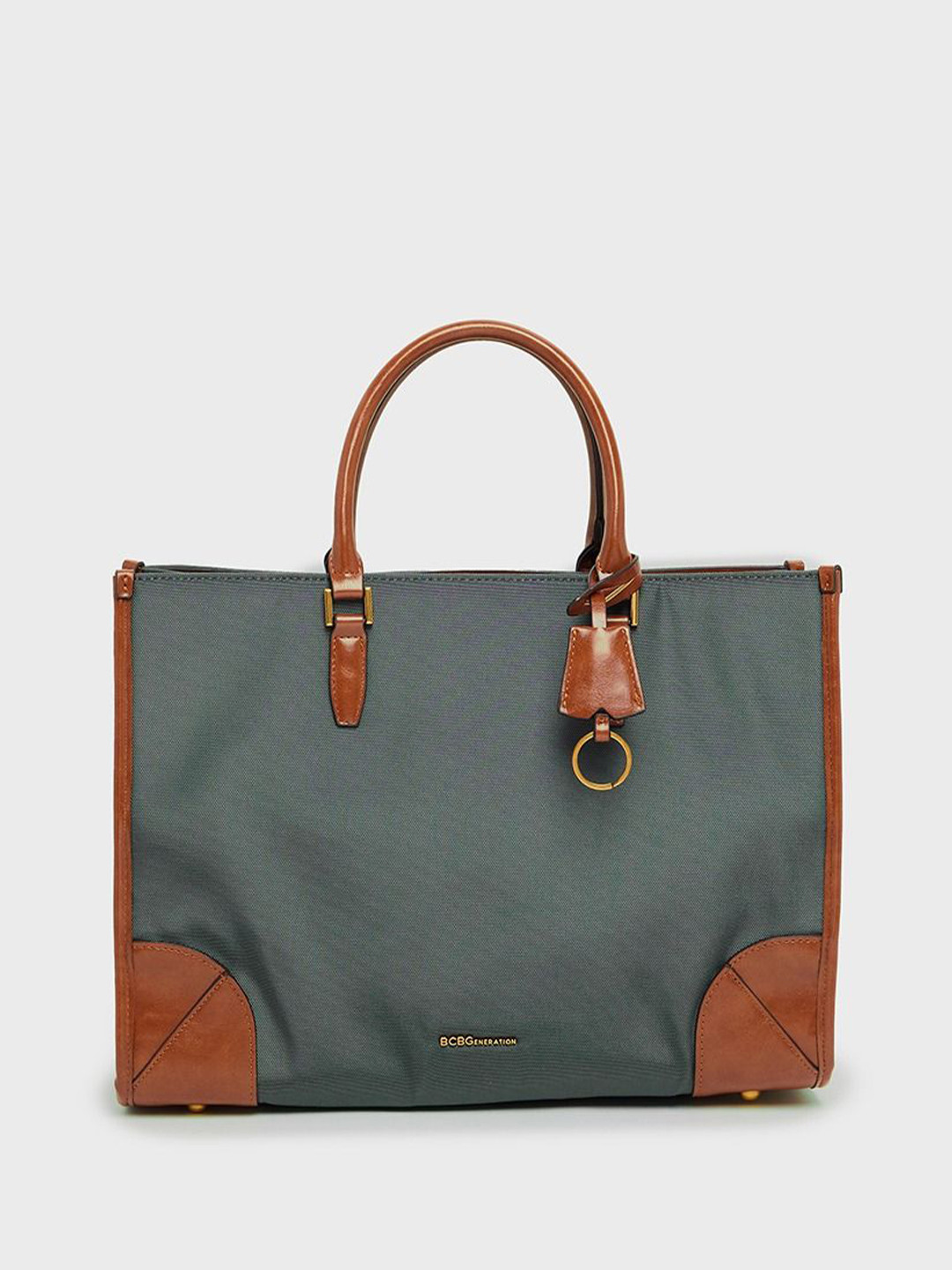 BCBG Detachable Sling Strap Shopper Tote Bag