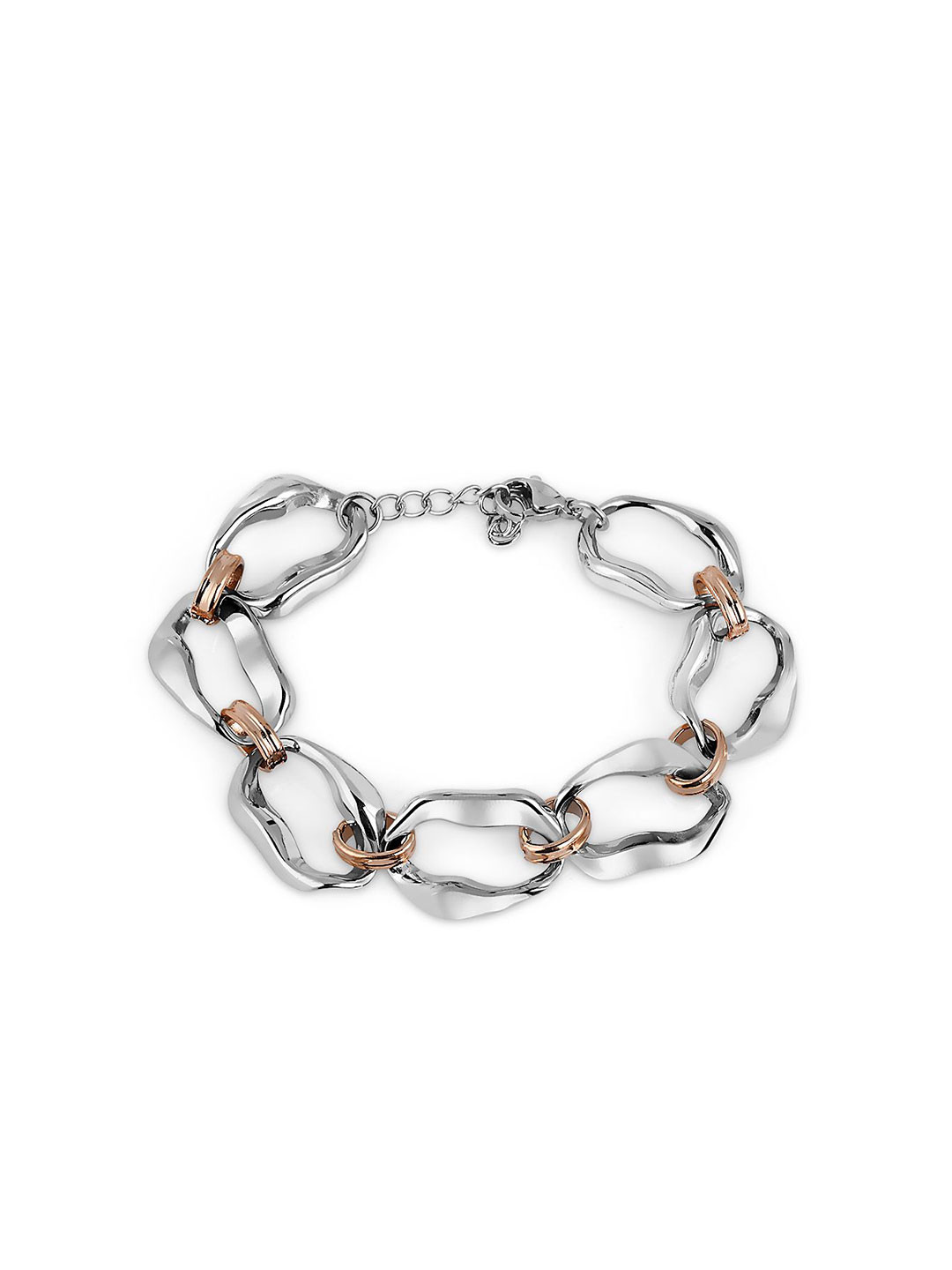 SANTA BARBARA POLO & RACQUET CLUB Men Stainless Steel Link Bracelet