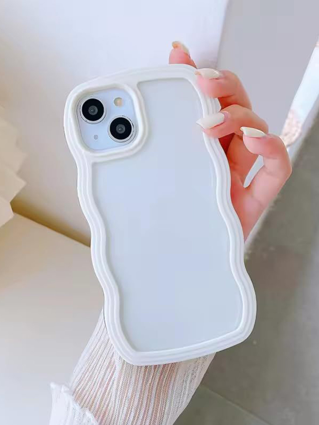 CASE CREATION iPhone Xs Max  Curvy Wave TPU Bumper Case Mobile Accessories