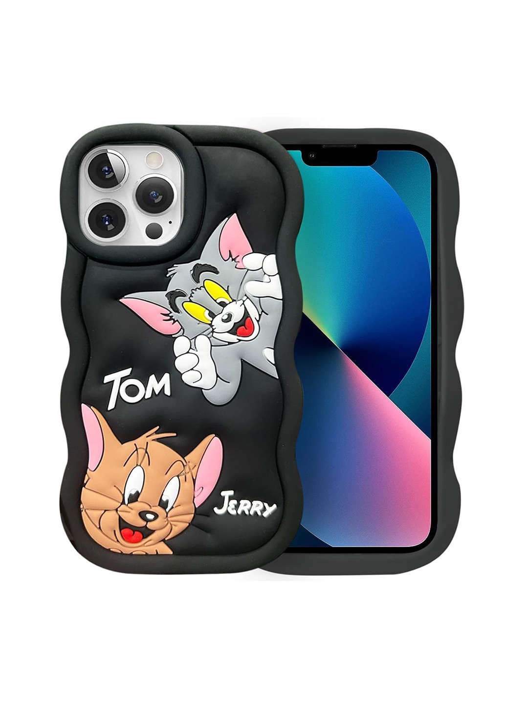 CASE CREATION Tom and Jerry Cartoon iPhone 12 Bumper Case Mobile Accessories