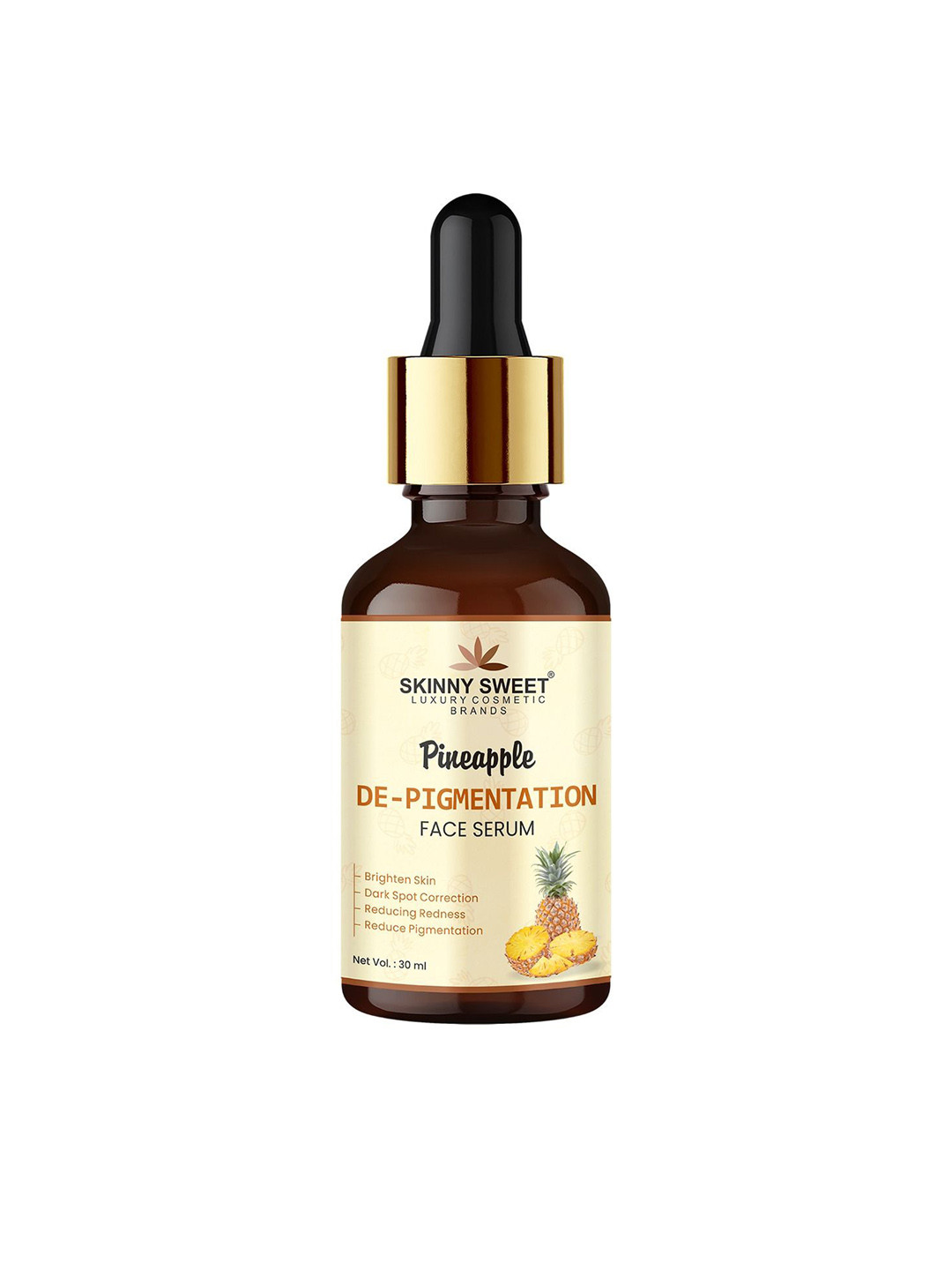 SKINNYSWEET Pineapple Face Serum For Skin Brightening - 30 ml
