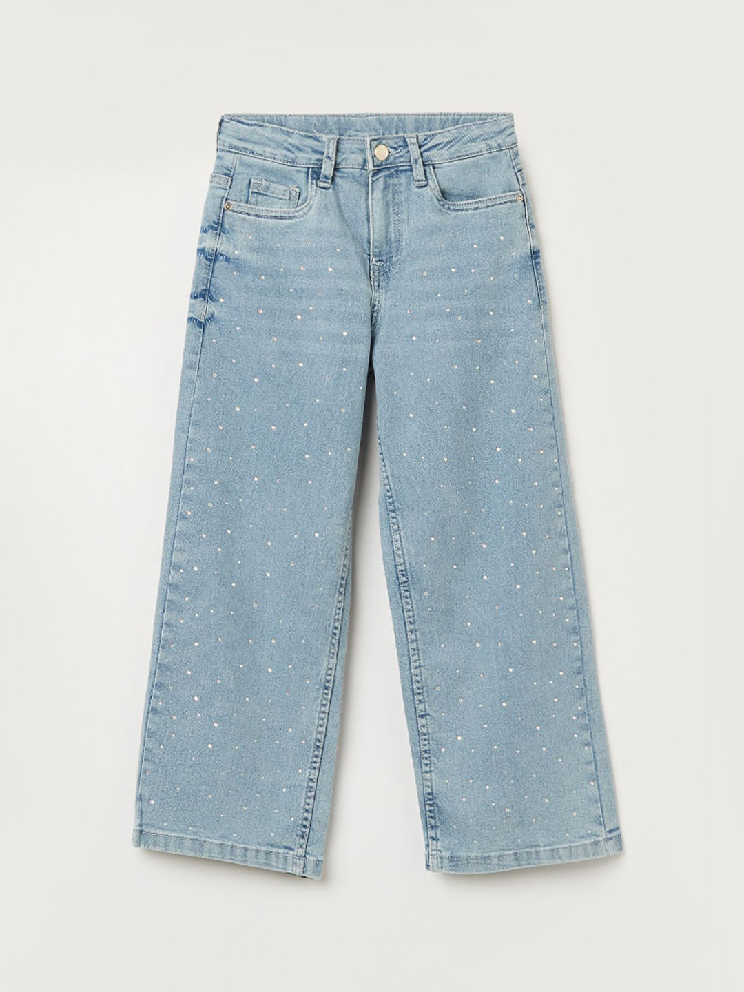 Fame Forever by Lifestyle Girls Regular Fit Mid-Rise Low Distress Cotton Jeans