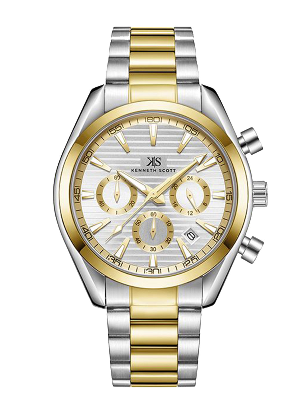 KENNETH SCOTT Men Analogue Multi Function Watch K23150-TBTW