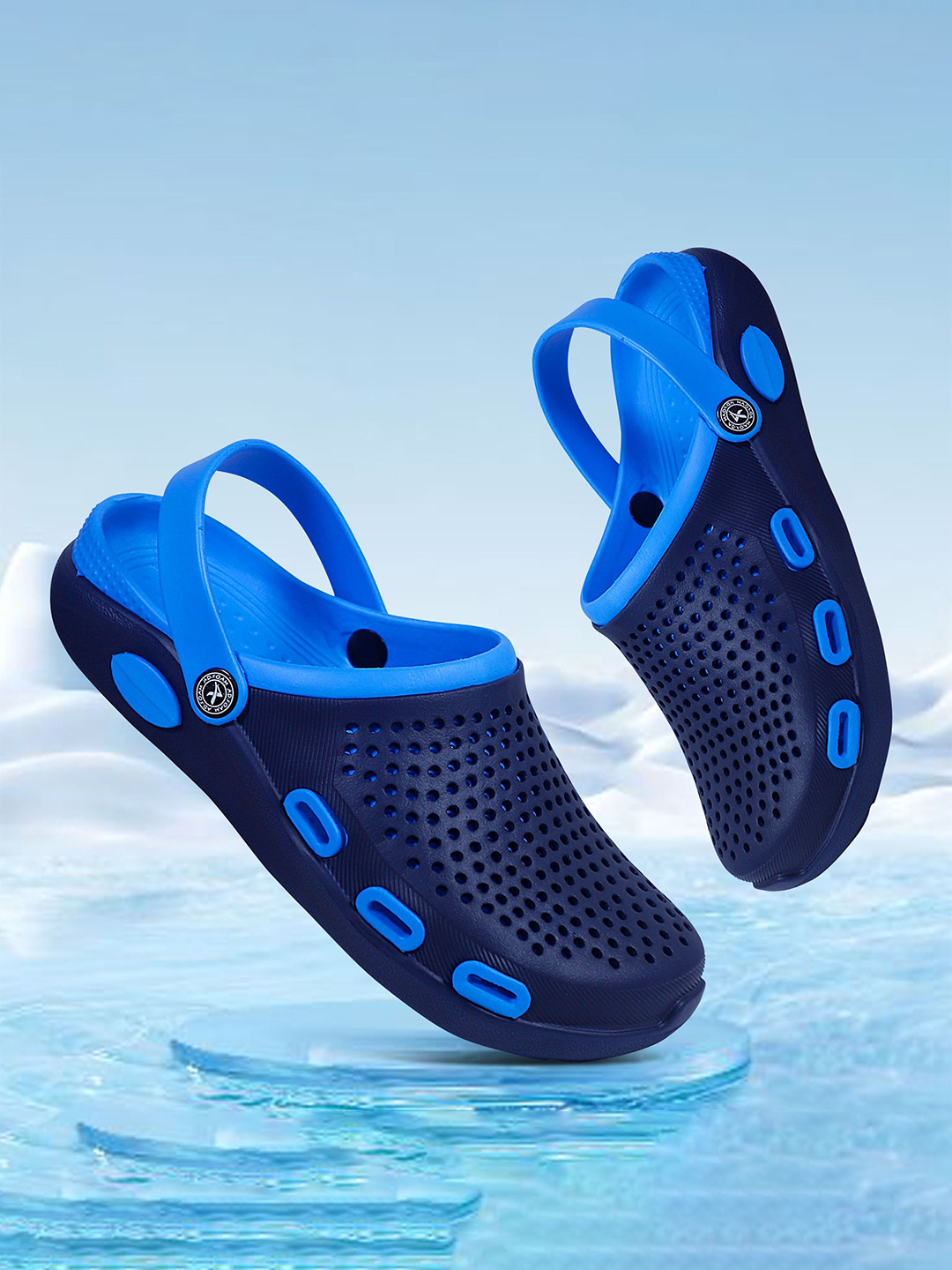 AD-FOAM Men Self Design Clogs