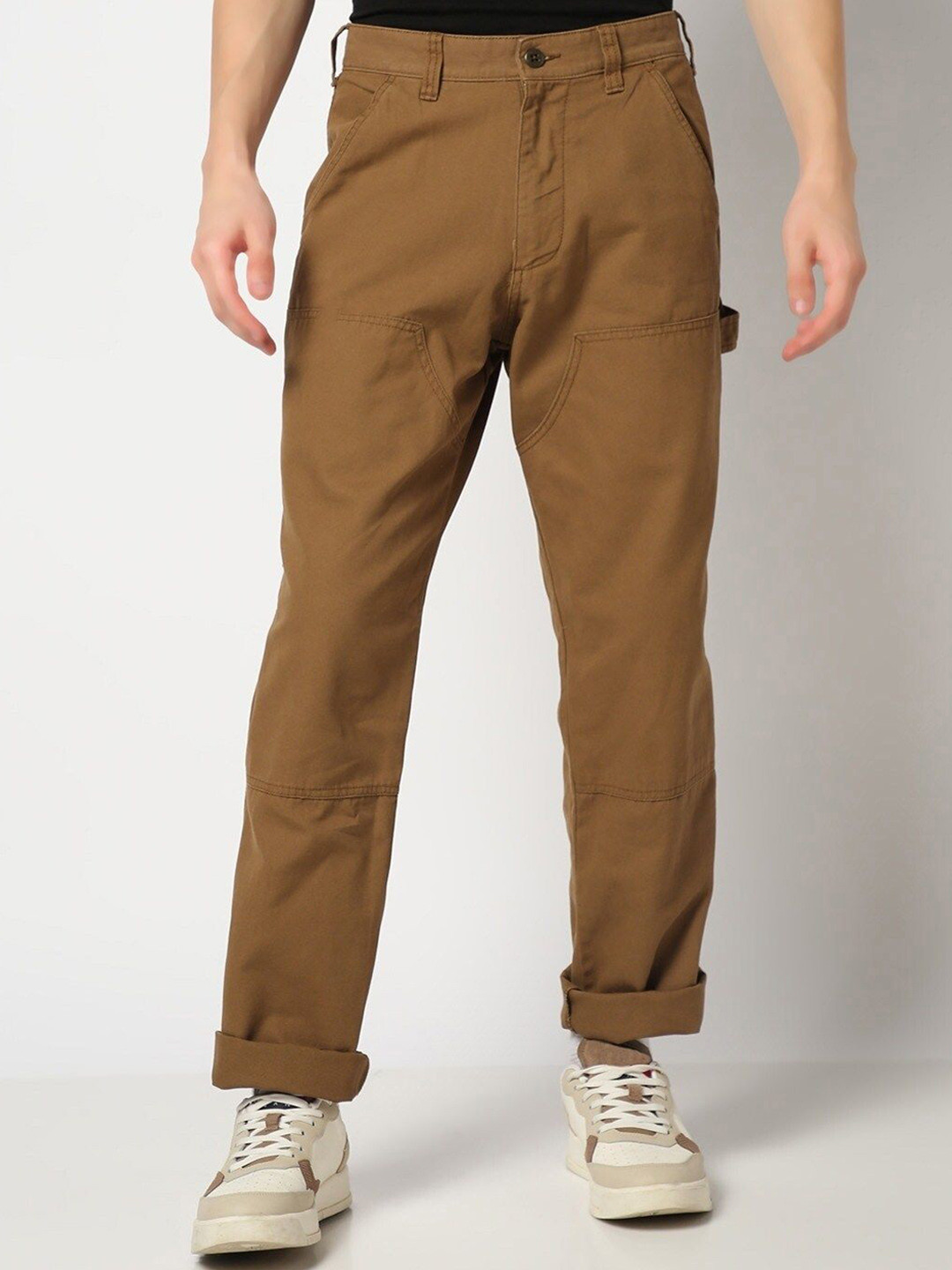 GAP Men Straight Fit Mid Rise Canvas Carpenter Pants