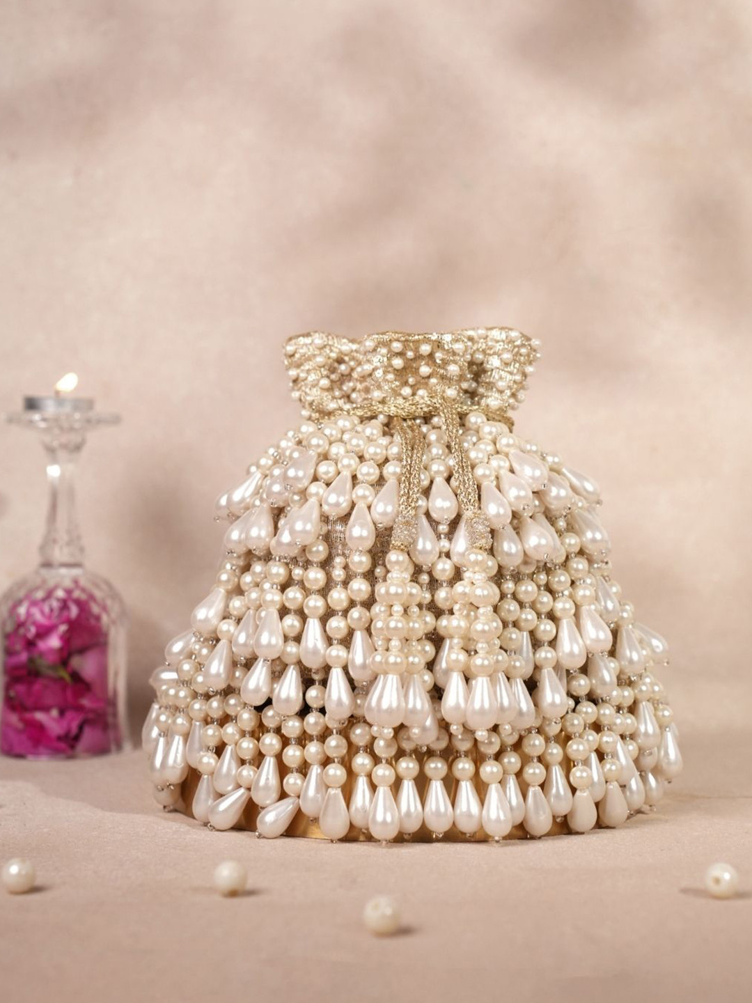 House of Kosha Zarah Embellished Shopper Potli Bag