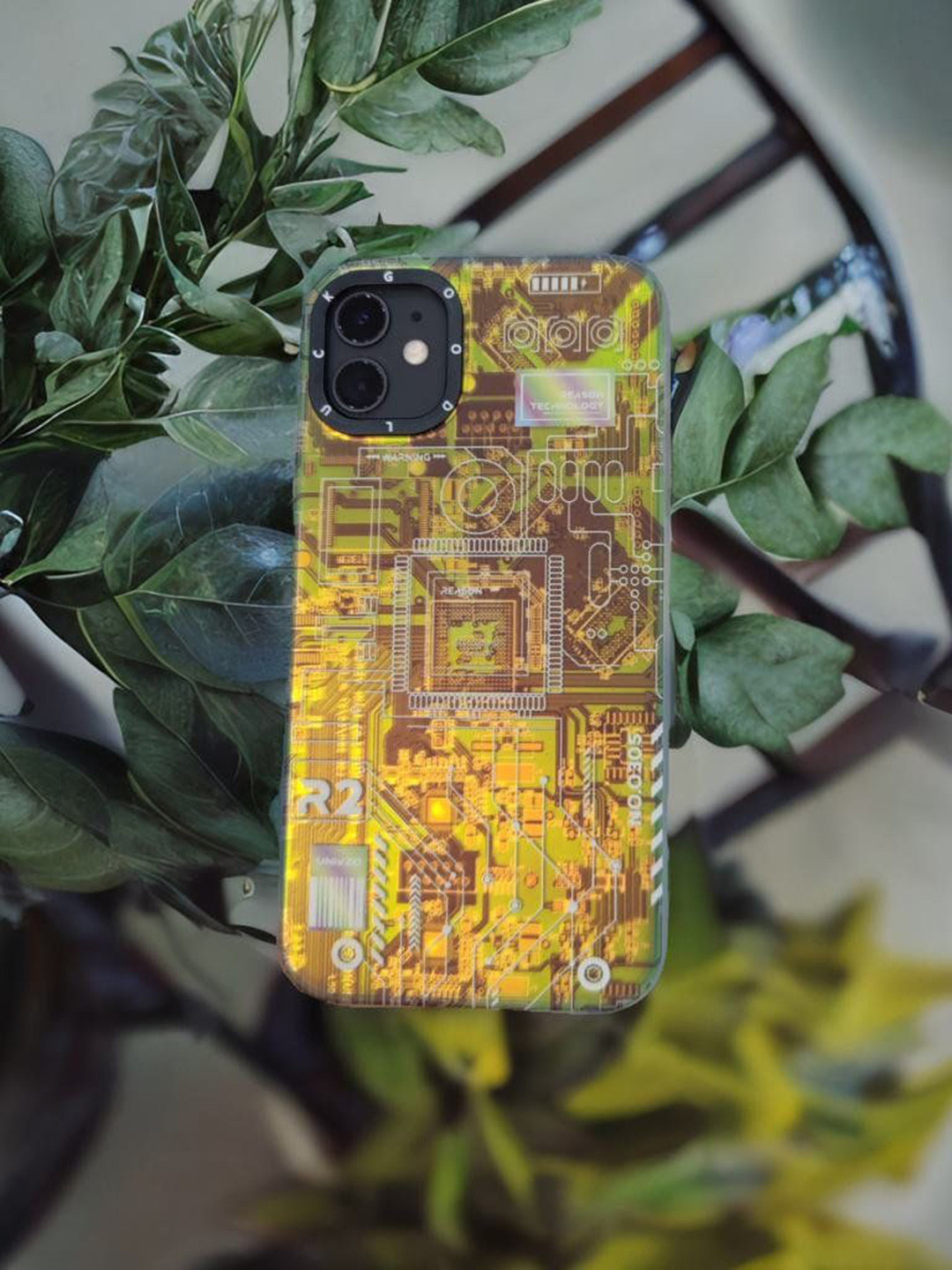 CASE CREATION Techno Art AI Future Printed iPhone 14 Pro Max Silicone Back Case