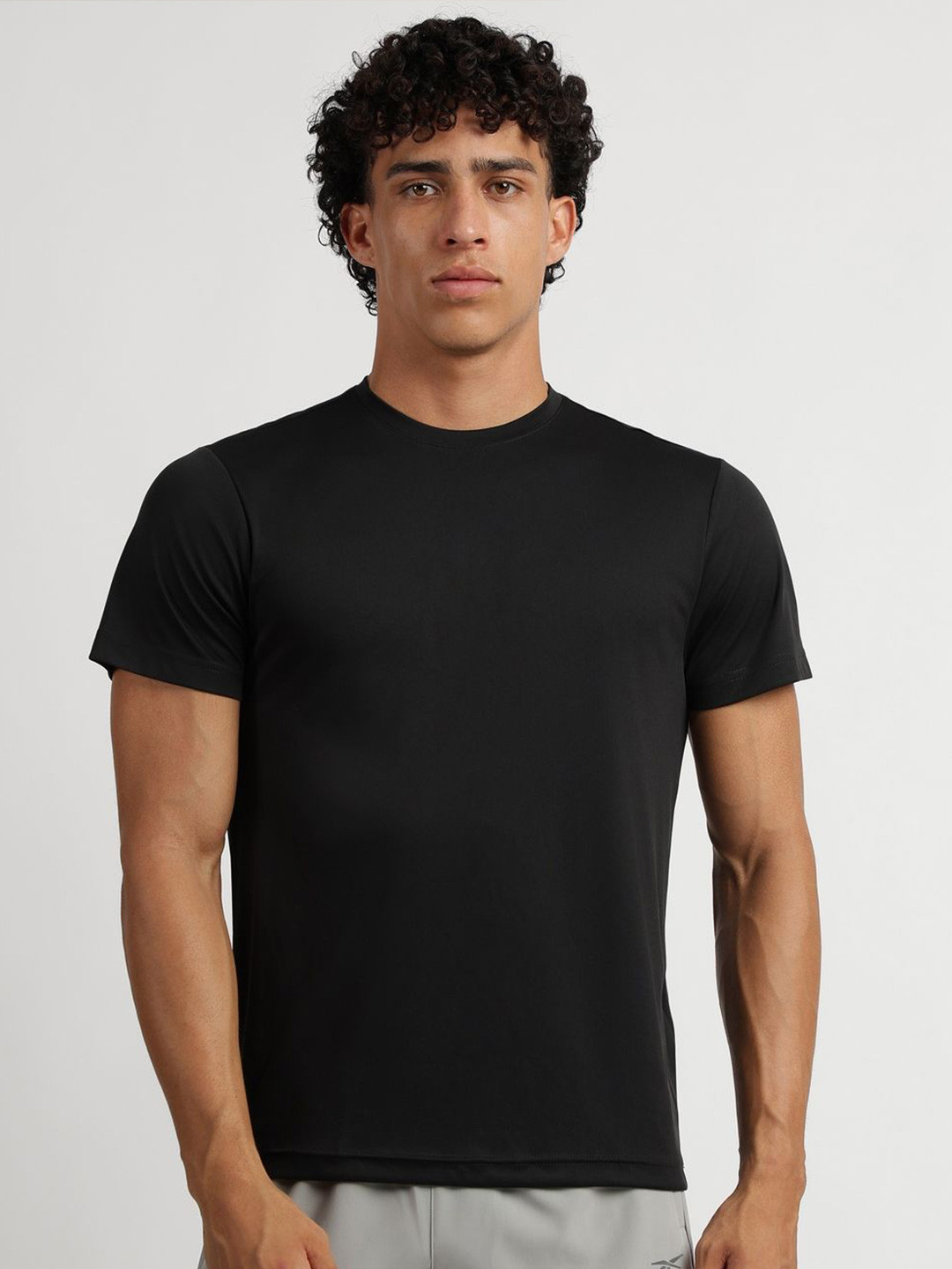 Reebok Brand Logo Printed Round Neck Short Sleeves T-Shirt