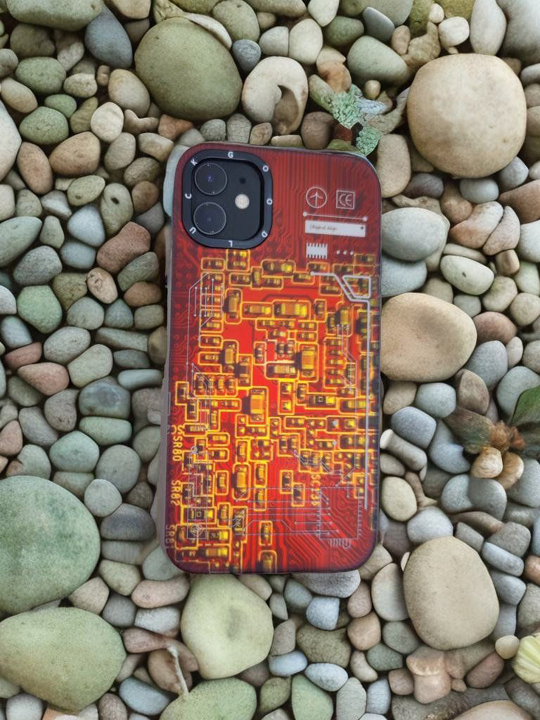 CASE CREATION Abstract Printed iPhone 12 Silicone Back Case