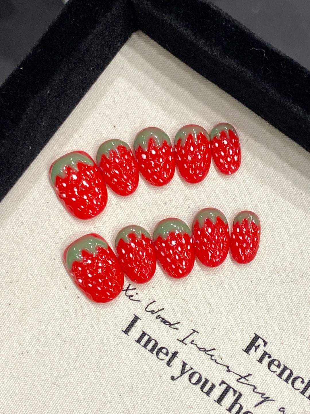 StyleCast x Revolte Set Of 10 Nail Extension - Red