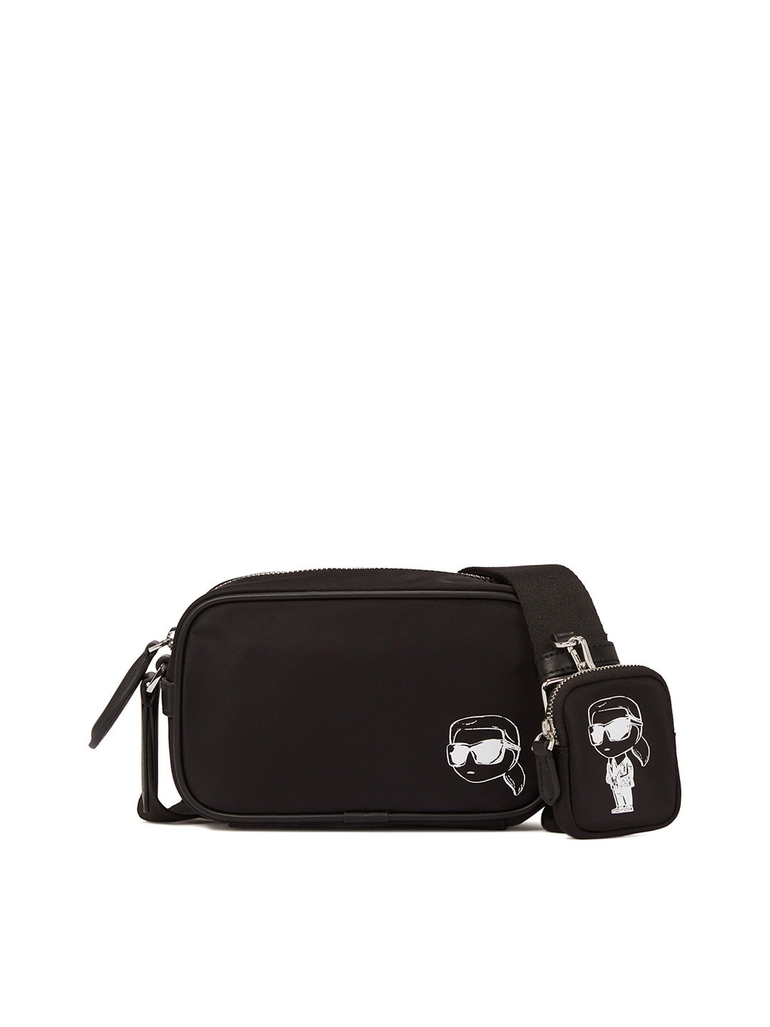 Karl Lagerfeld Graphic Printed Crossbody Sling Bag