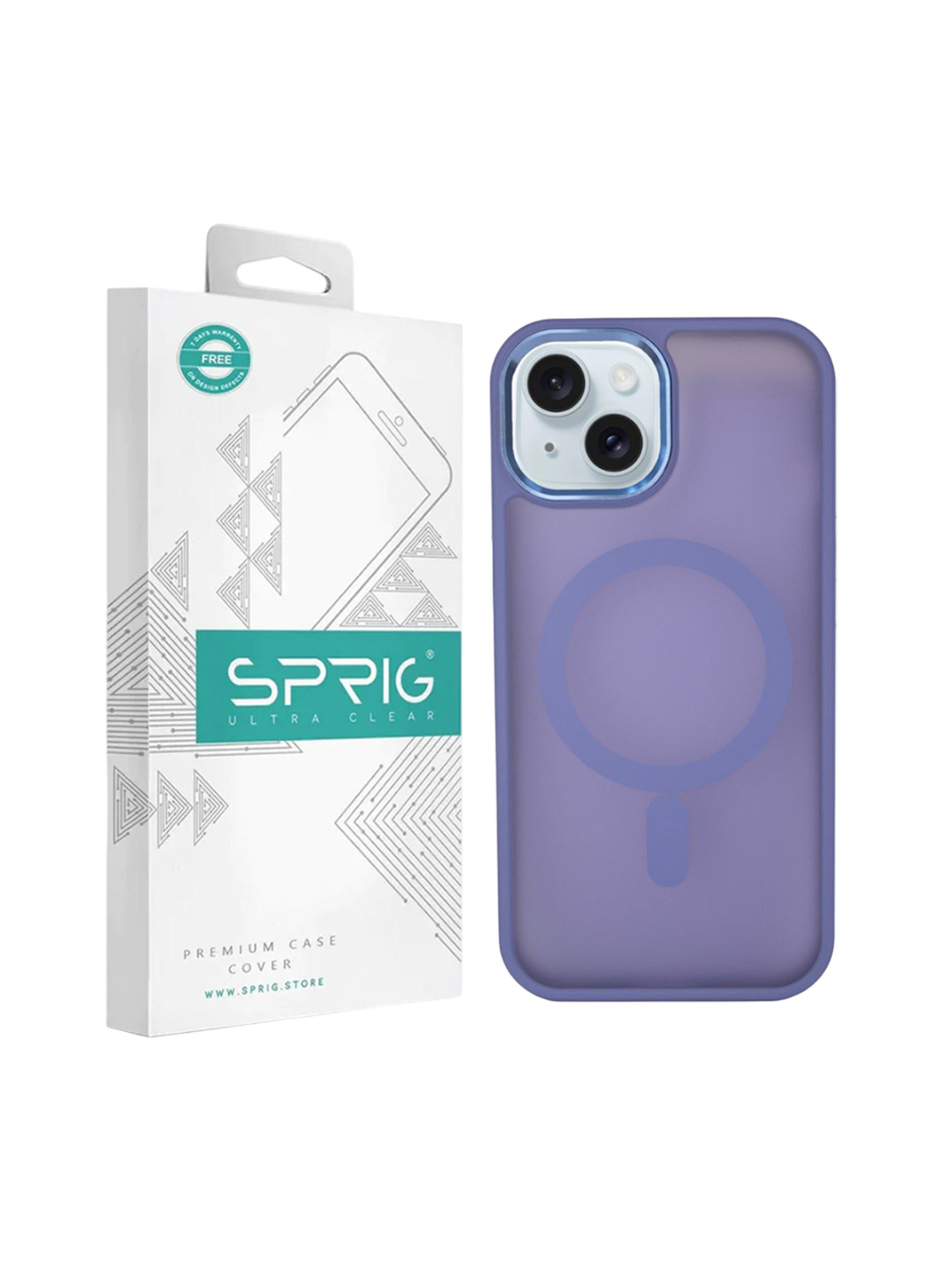 SPRIG iPhone 15 Translucent Magsafe Back Cover