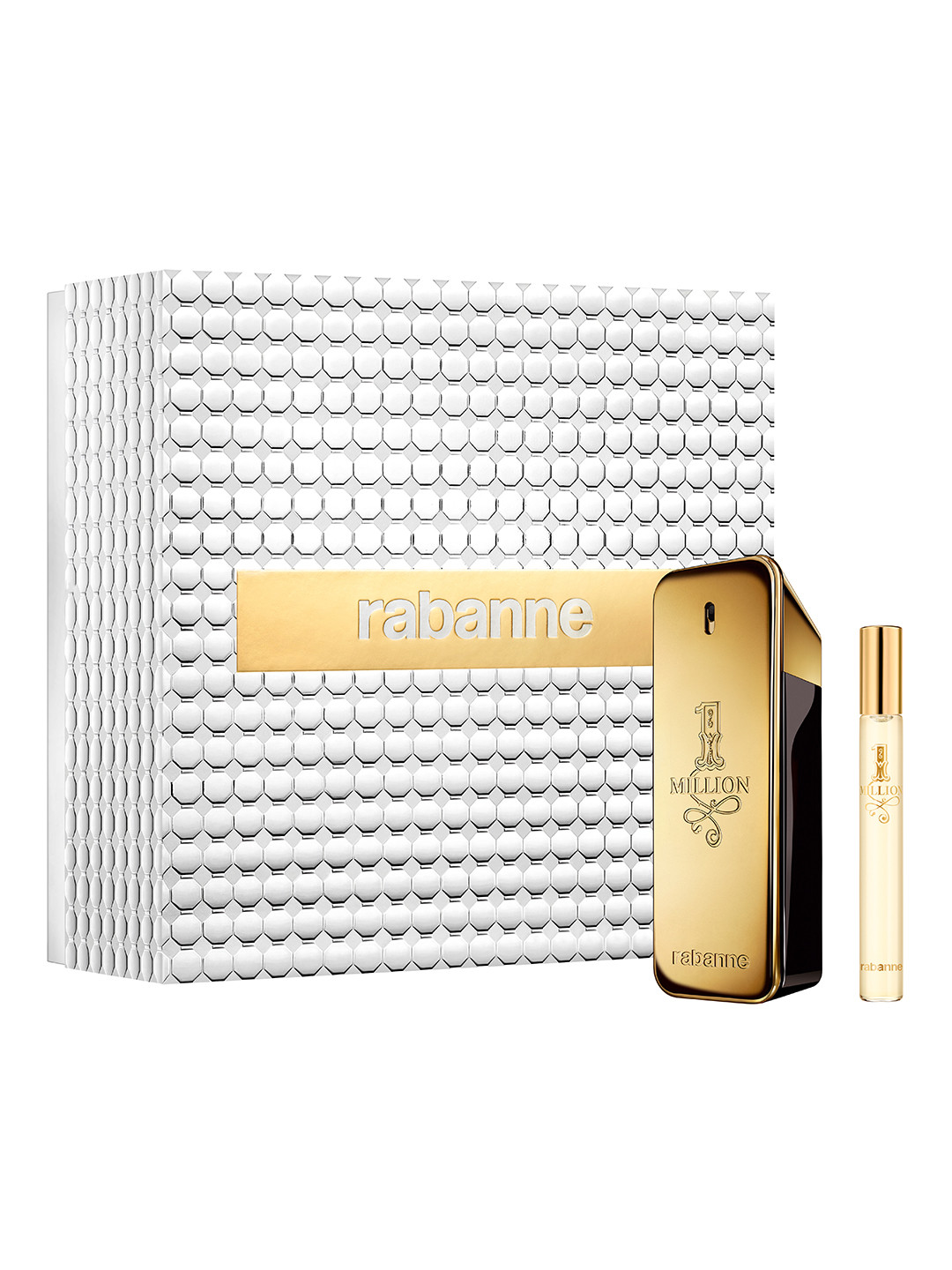 Paco Rabanne Set of 2 Men 1 Million EDT 100ml with Megaspritzer 10ml