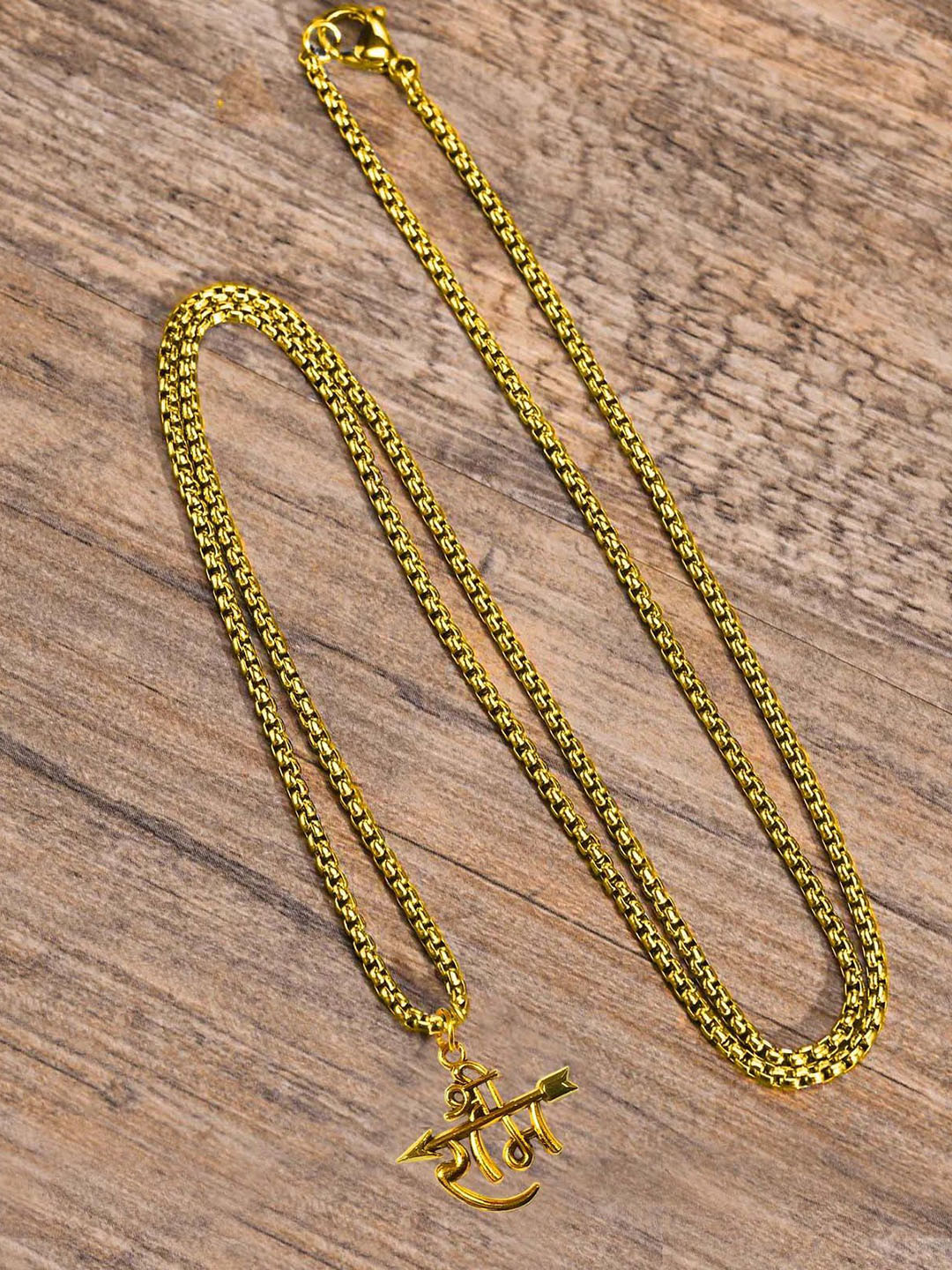 Utkarsh Pack Of 2 Long Arrow Teer Locket Pendant Necklace