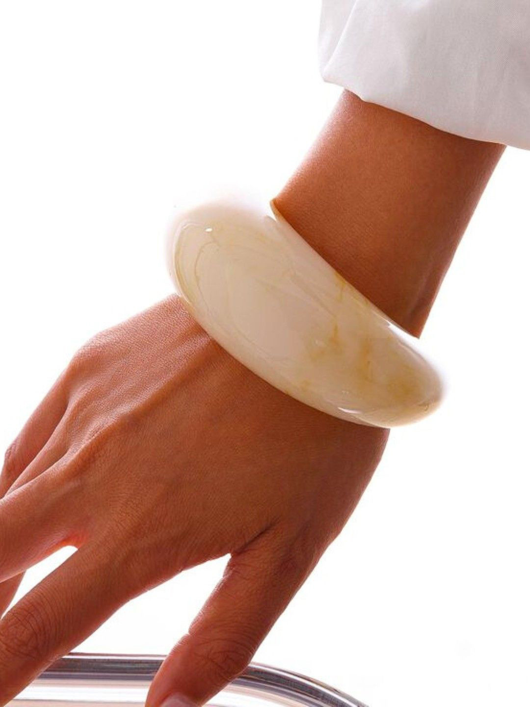 UnfoldSelf Lightweight Resin Bangle