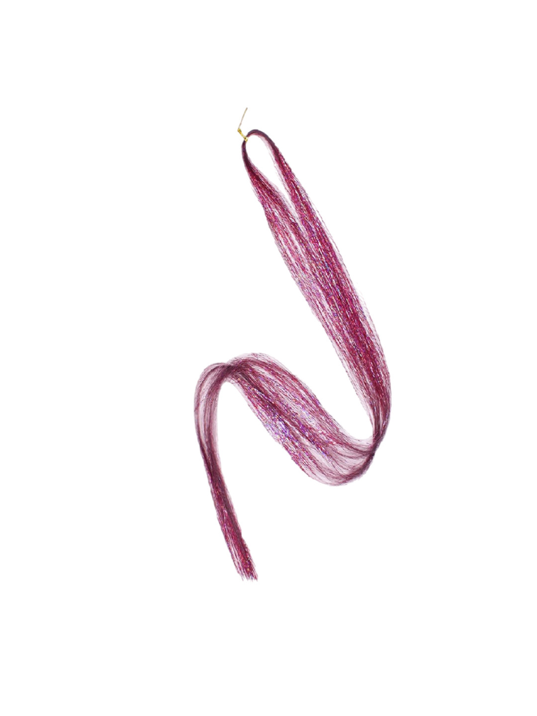 AHS Clip In Straight Color Strand Hair Extension- Light Pink- 36 Inch