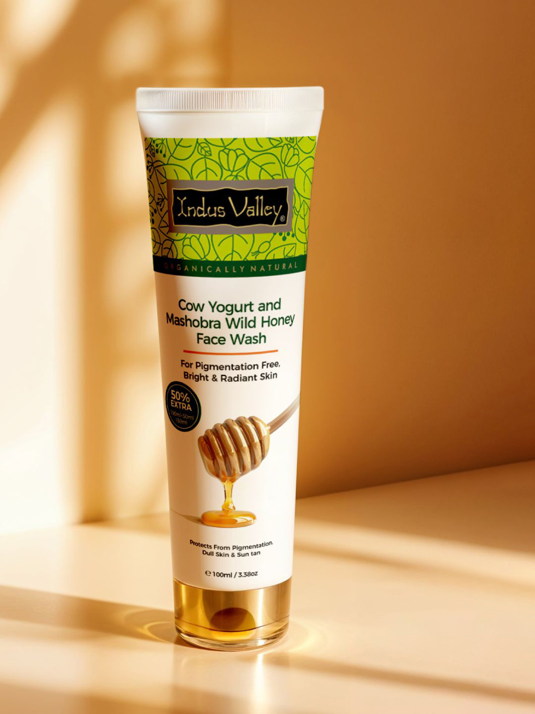 Indus Valley Cow Yogurt & Mashobra Wild Honey Face Wash - 100ml