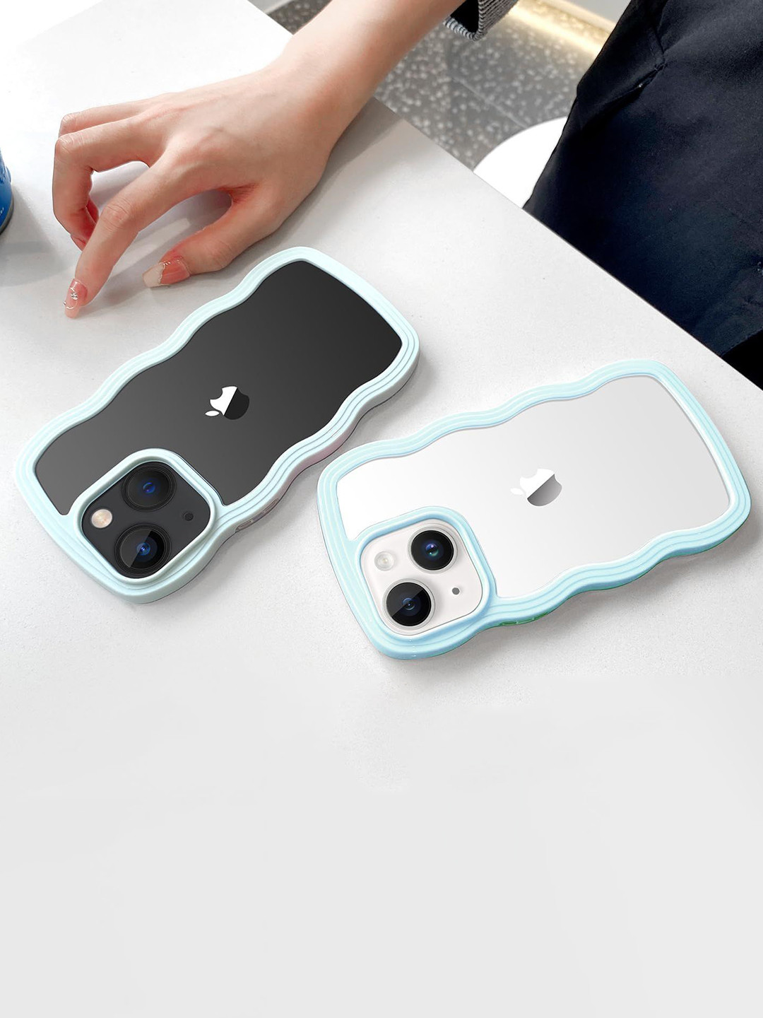 CASE CREATION Solid iPhone 7 Bumper Case Mobile Accessories Pack Of 2