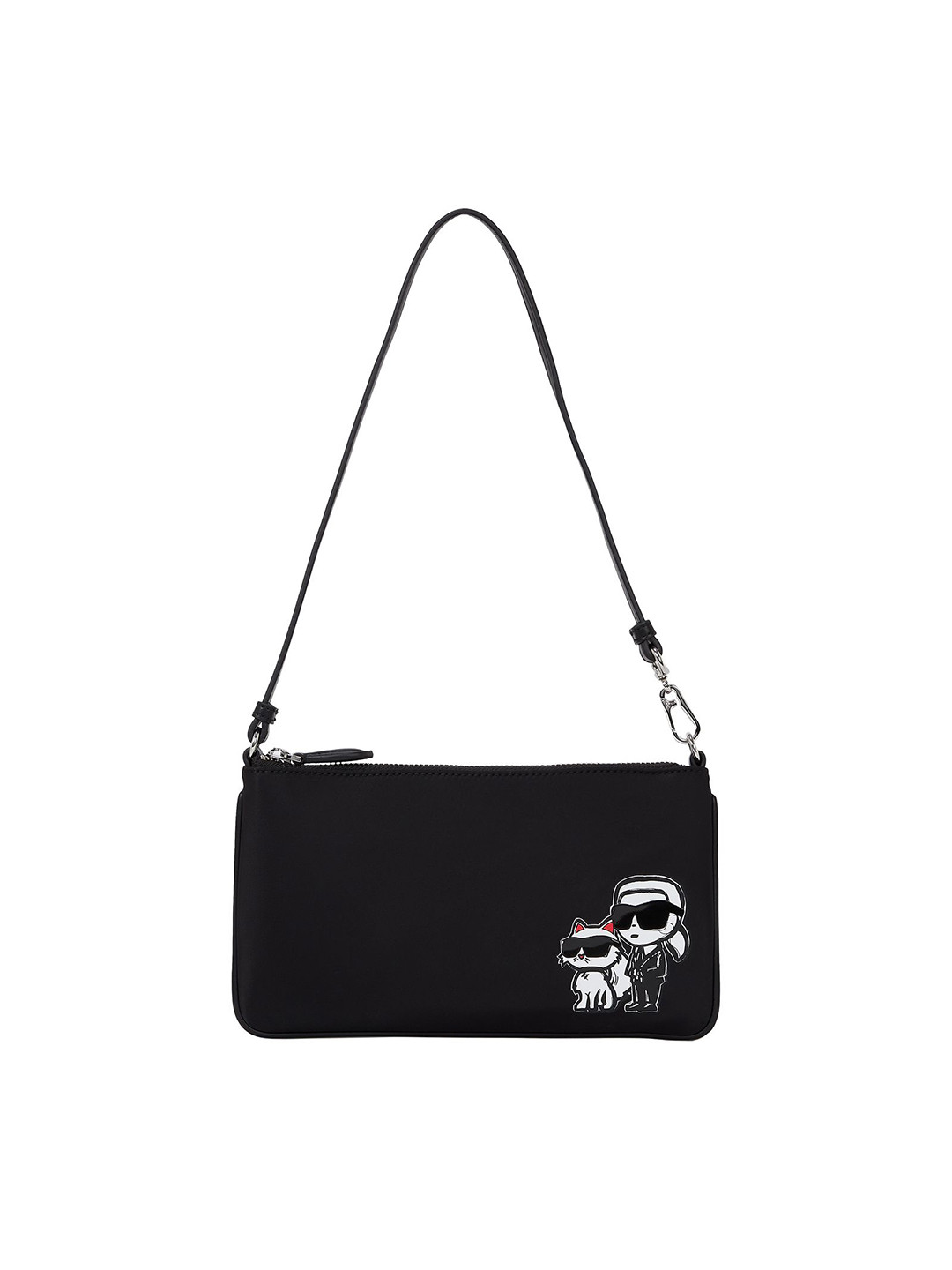 Karl Lagerfeld Graphic Printed Structured Shoulder Bag