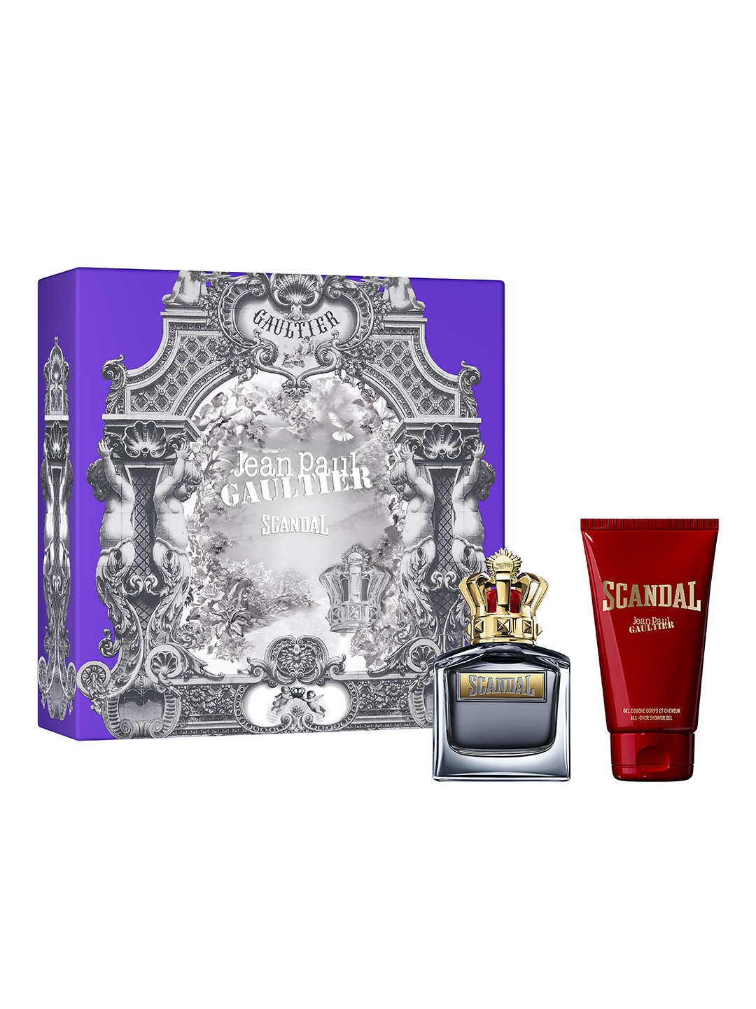 Jean Paul Gaultier Set of 2 Men Scandal EDT 50ml with Shower Gel 75ml