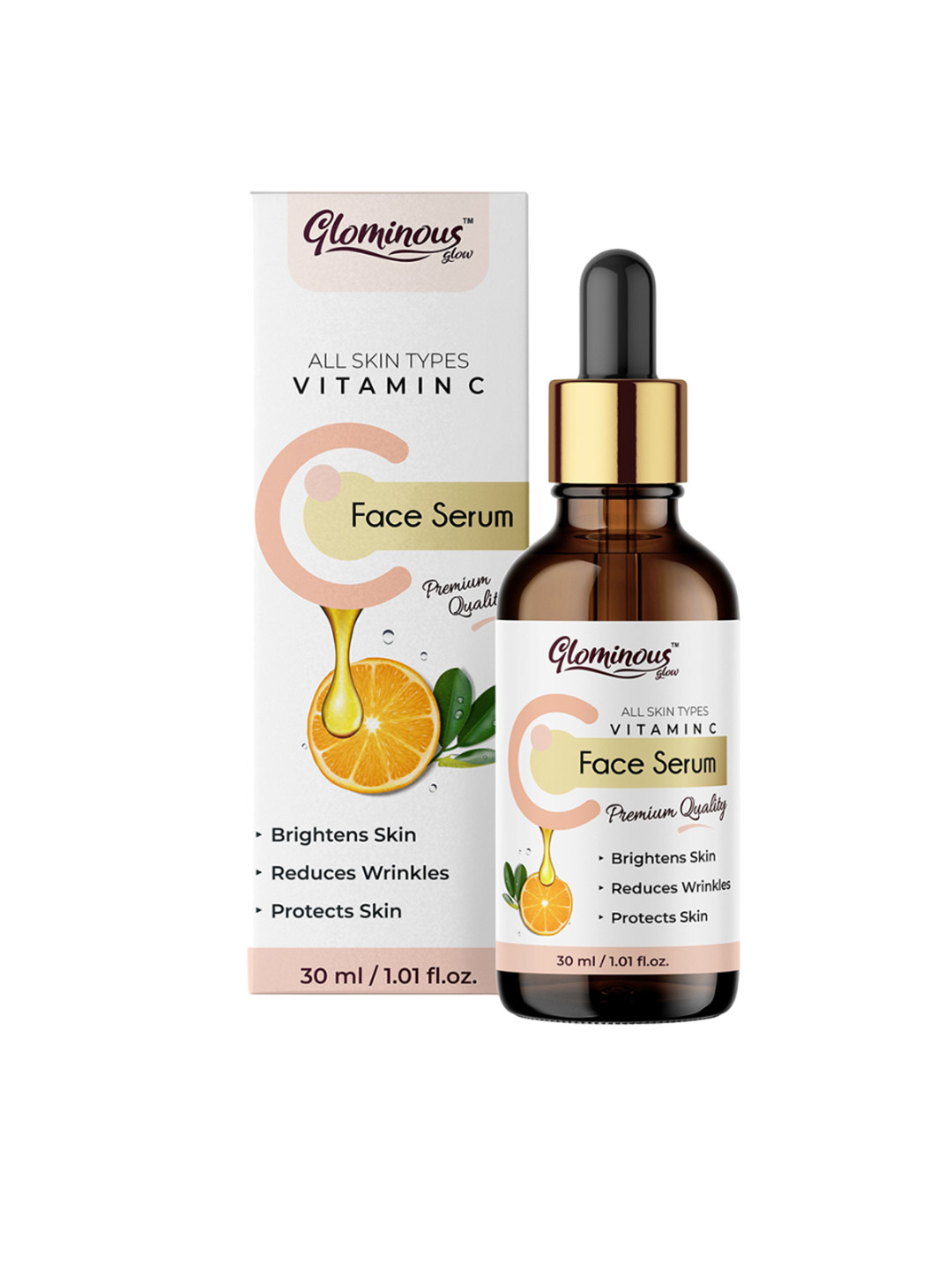 GLOMINOUS GLOW 12.5% Vitamin C Face Serum- 30 ml