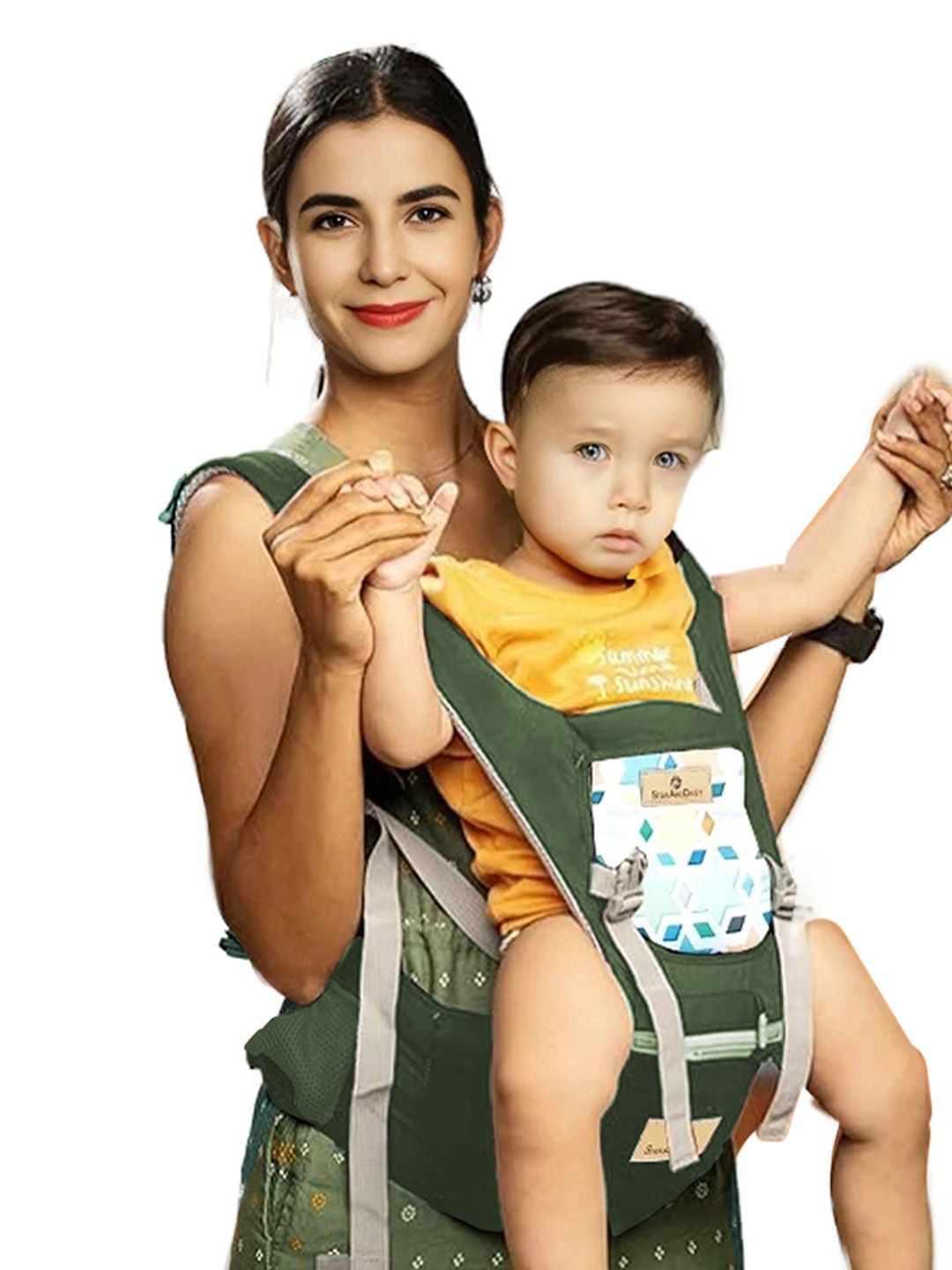 StarAndDaisy Large Storage & Phone Pocket Baby Carrier