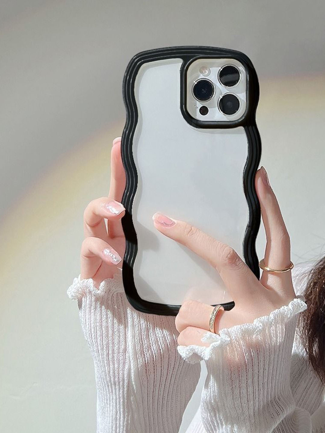 CASE CREATION Printed iPhone 16 Pro Max Rubber Back Case Mobile Cover