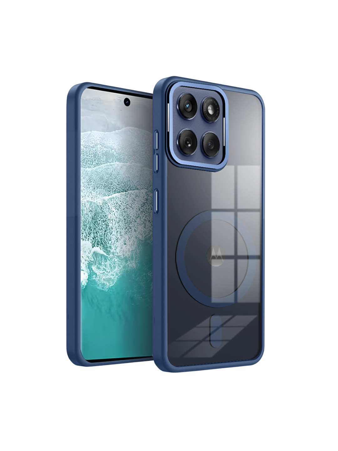 Karwan Solid Moto Edge 60 Fusion Back Case Mobile Accessories