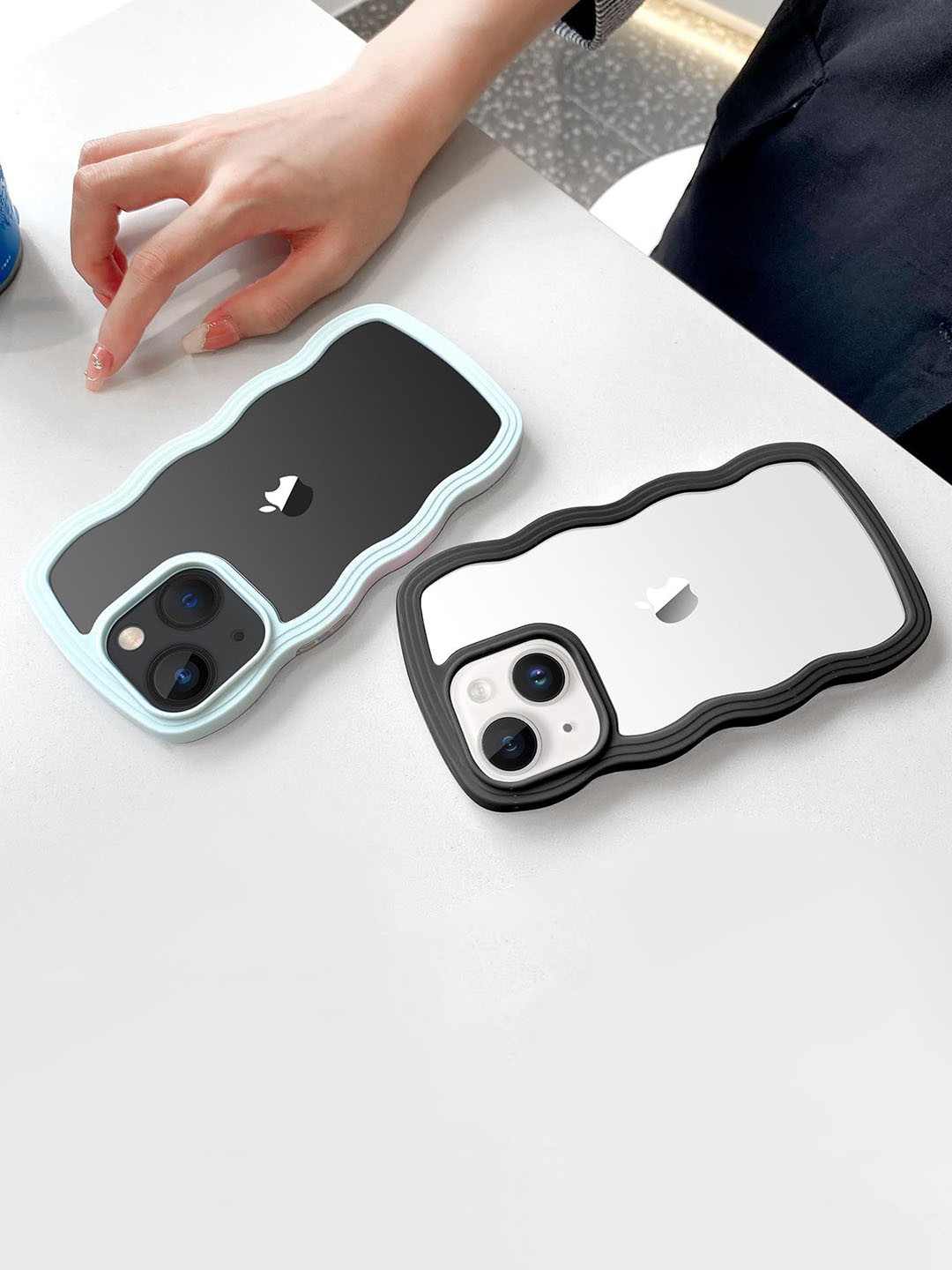 CASE CREATION Solid iPhone 15 Pro Max Bumper Case Mobile Accessories Pack Of 2