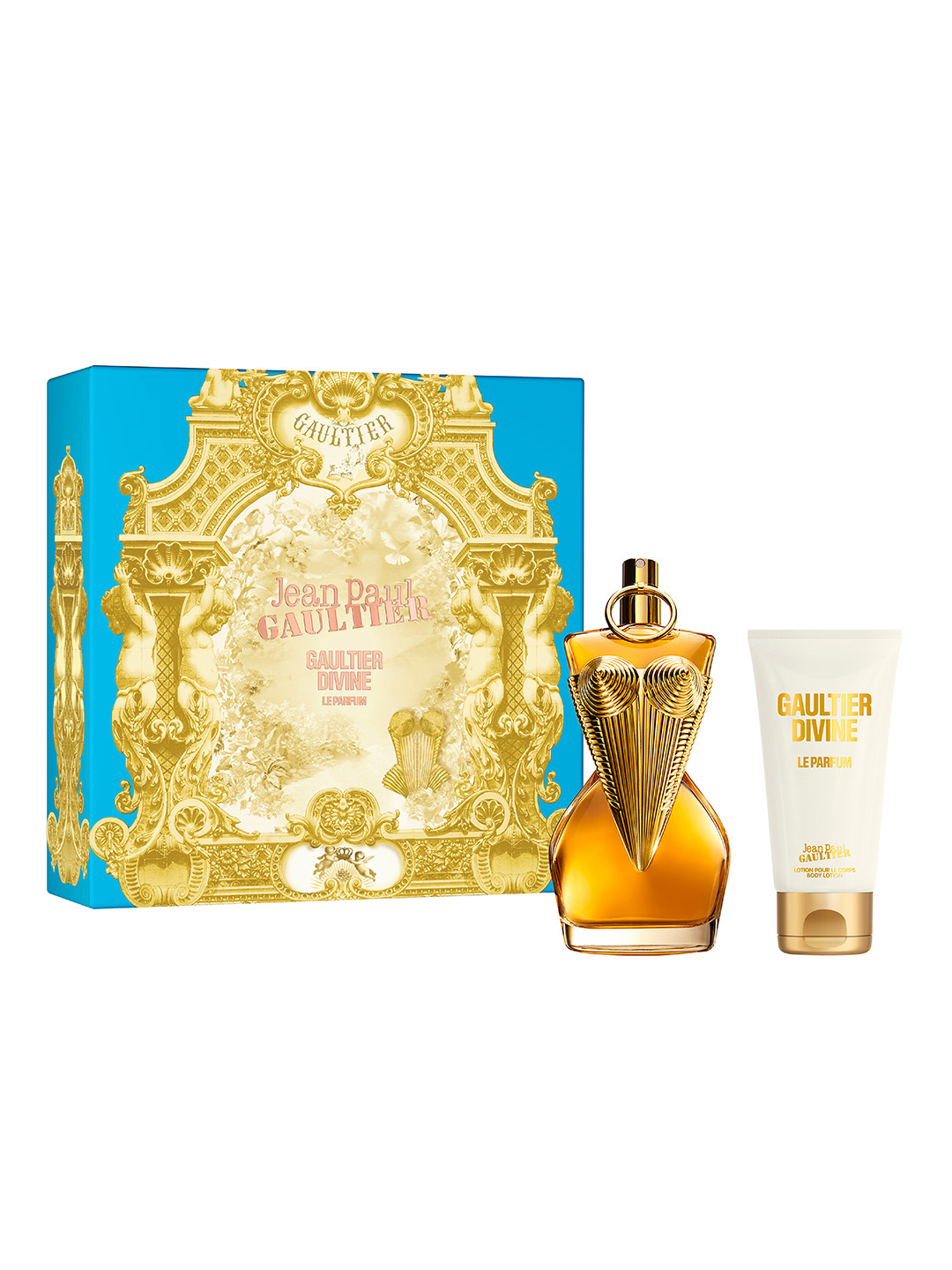 Jean Paul Gaultier Set of 2 Women Gaultier Divine Le Parfum 100ml with Body Lotion 75ml