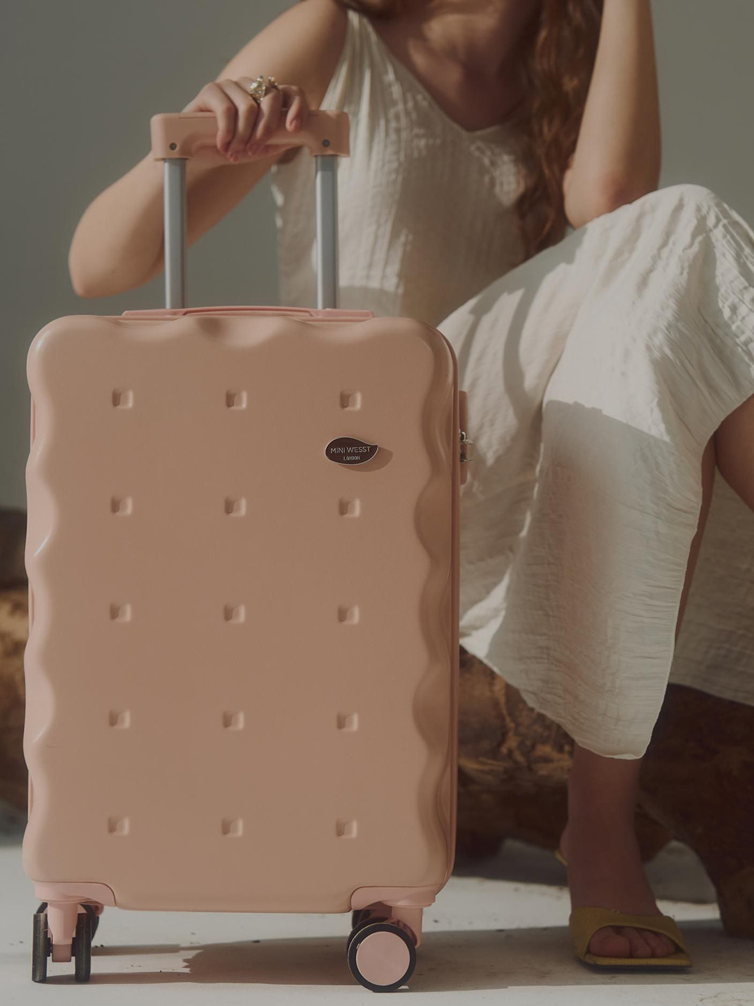 MINI WESST Cookies On The Go Carry On Hard Sided Cabin Trolley Bag