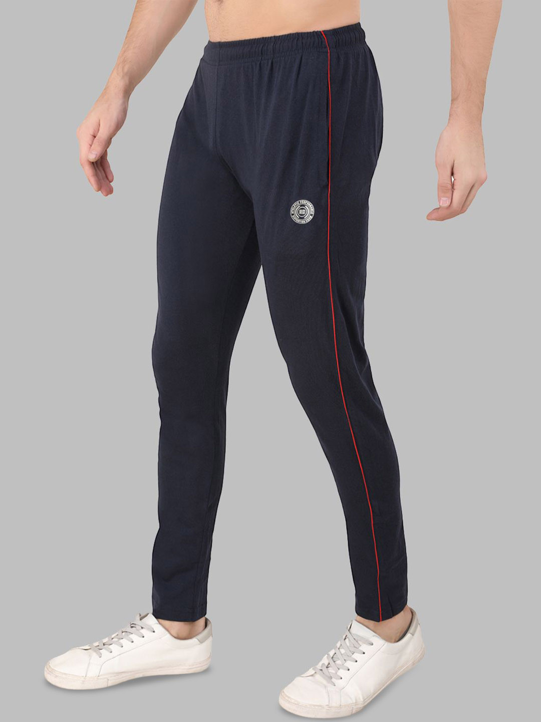 MOUNTAIN COLOURS Men Side Striped Track Pants