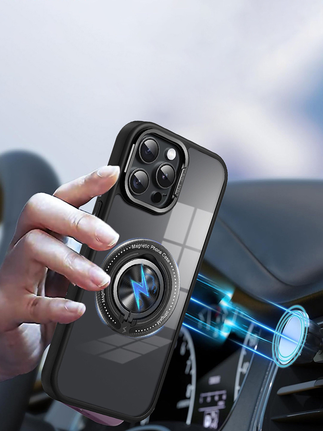 Karwan iPhone 15 Pro Max Back Case Mobile Accessories