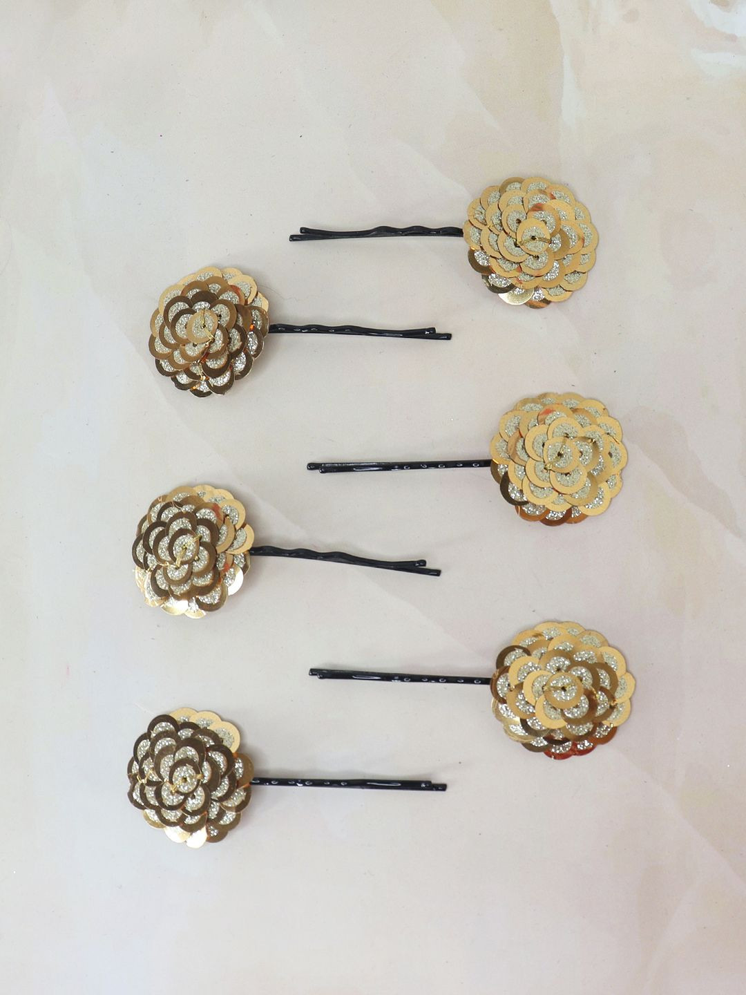 Soho Boho Studio Women Set of 6 Bobby Pins Hair Accessory