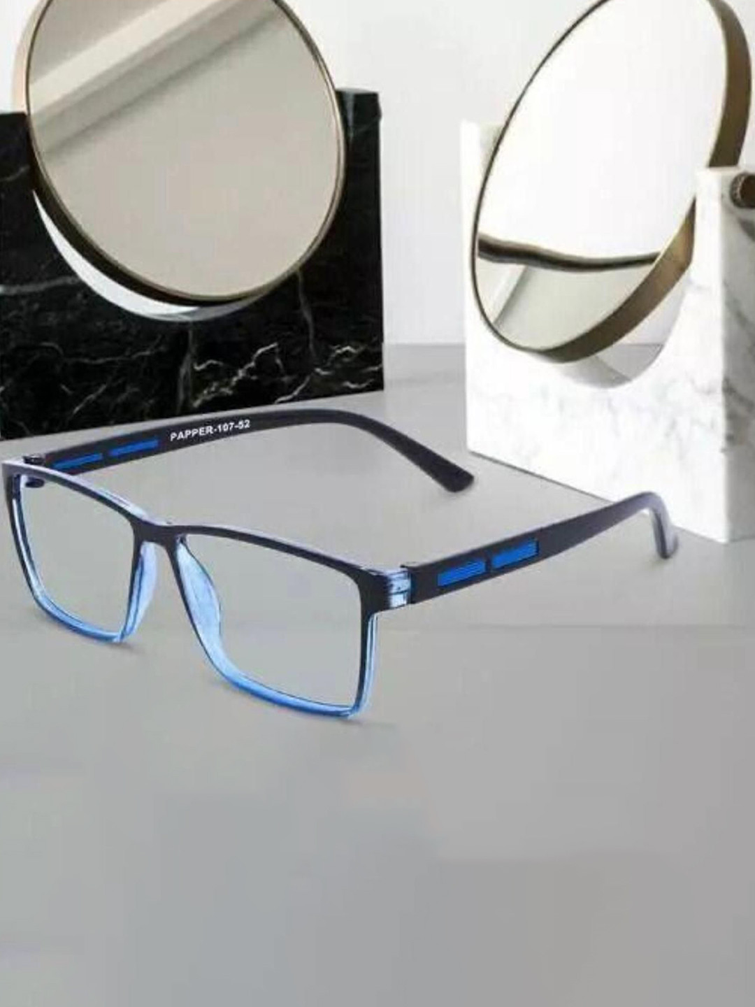 Fashion U Turn Unisex Full Rim Square Sunglasses With Full UV Protection