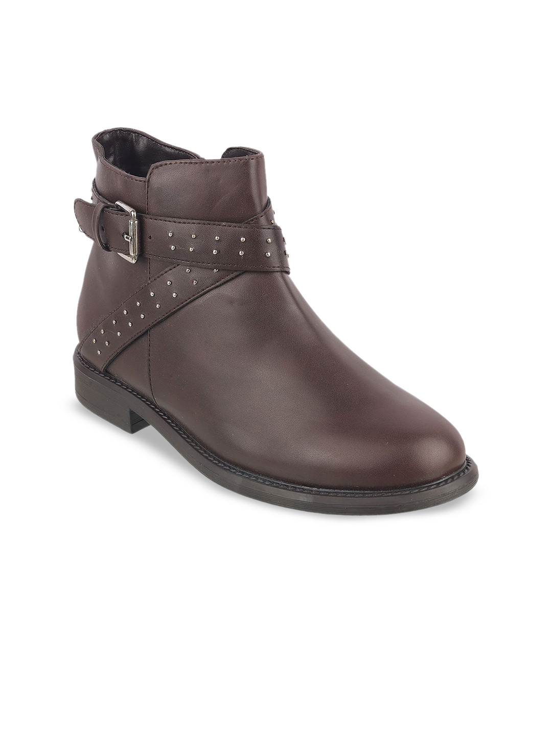 Catwalk Women Buckle Detail Chelsea Boots