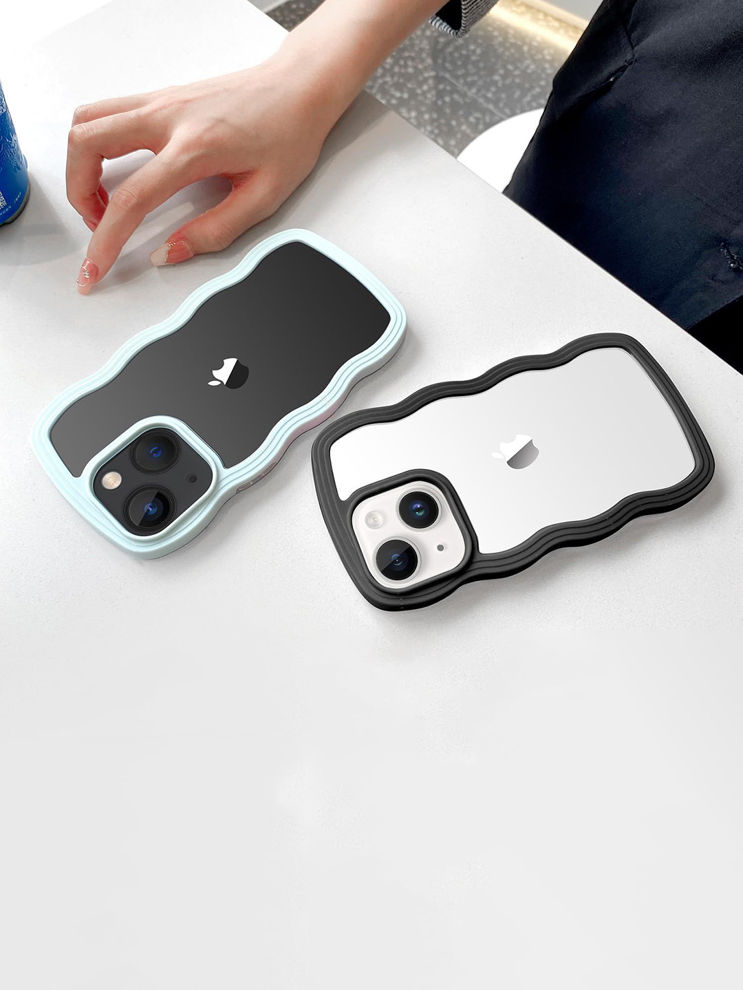 CASE CREATION Solid Printed iPhone 16 Silicone Bumper Case Mobile Cover
