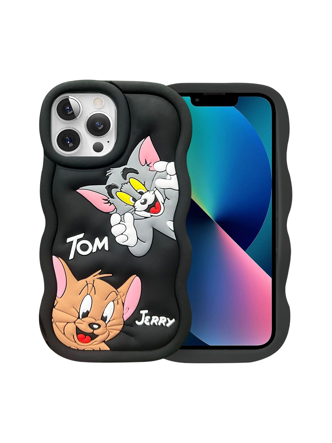 CASE CREATION Tom And Jerry Cartoon Printed iPhone 6S Plus Silicone Back Case